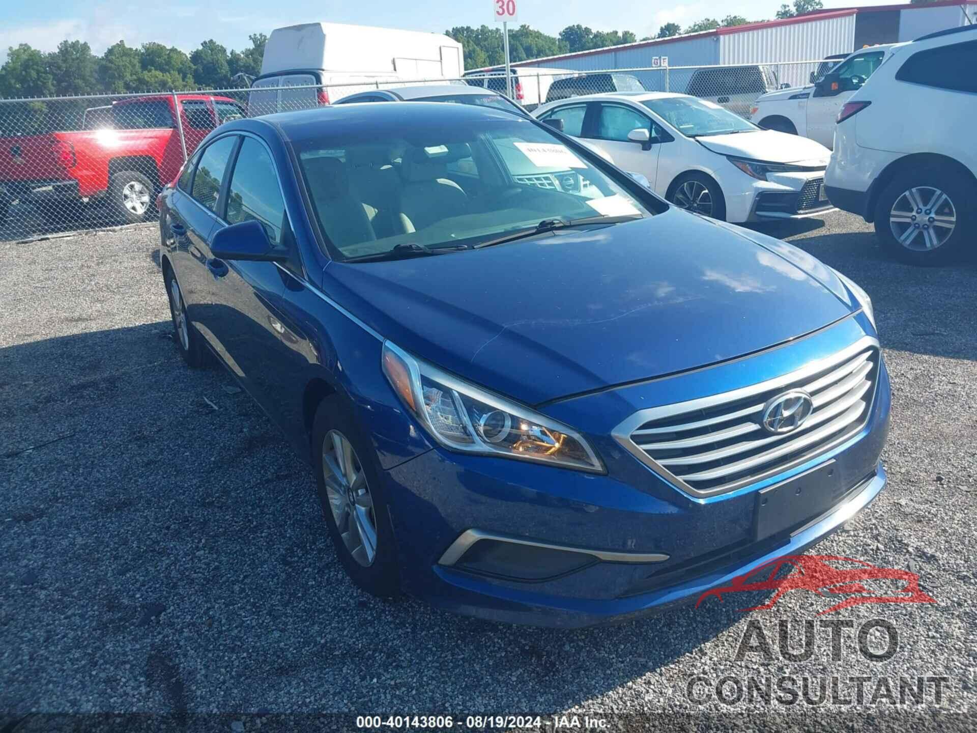 HYUNDAI SONATA 2016 - 5NPE24AF4GH340663