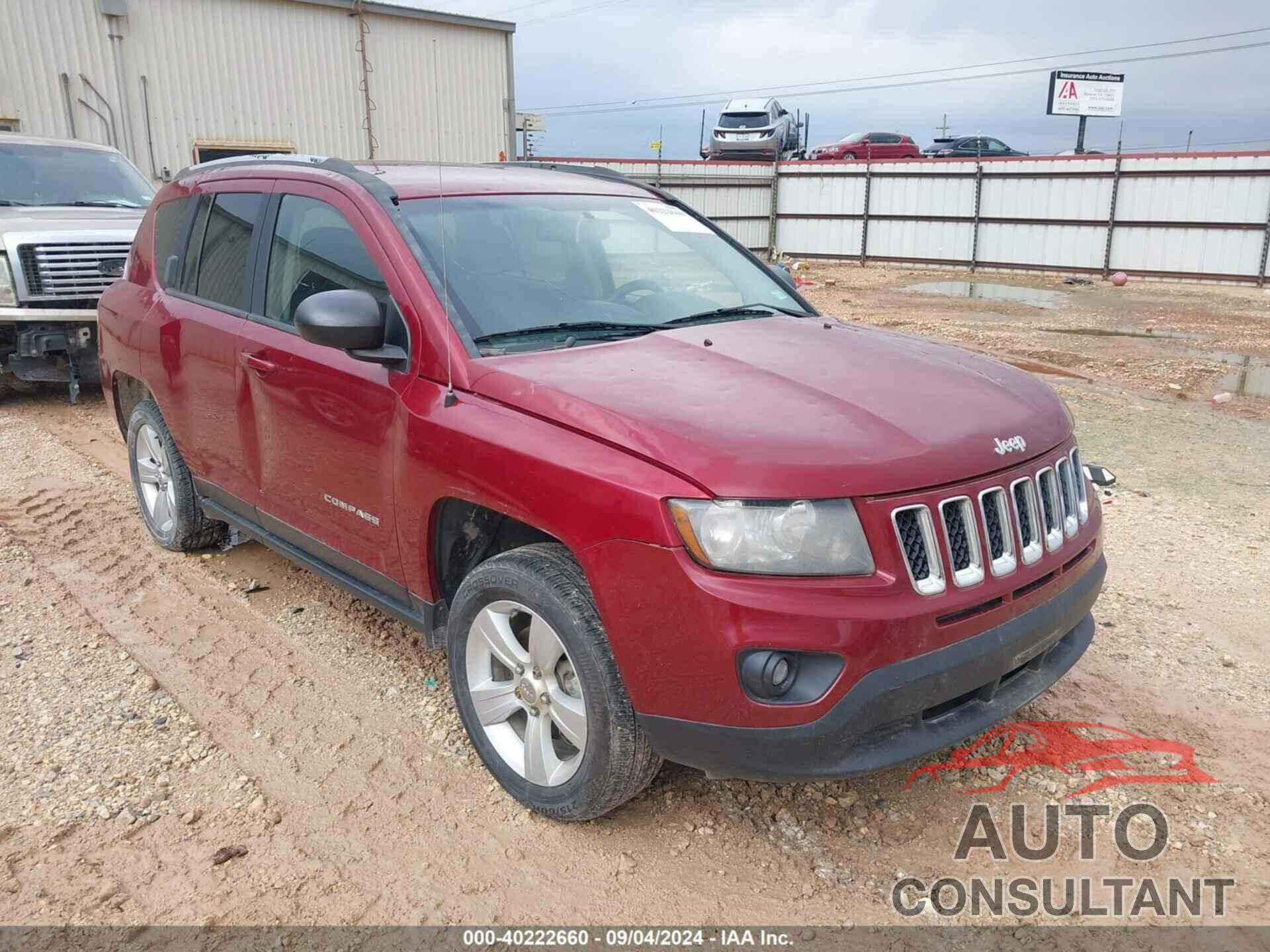 JEEP COMPASS 2016 - 1C4NJCBAXGD705577