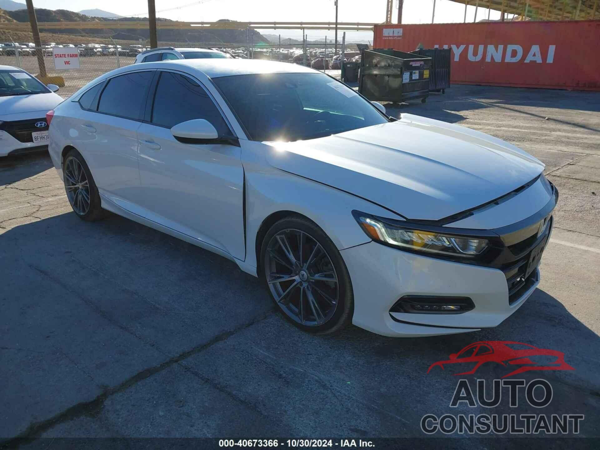 HONDA ACCORD 2019 - 1HGCV1F3XKA073655