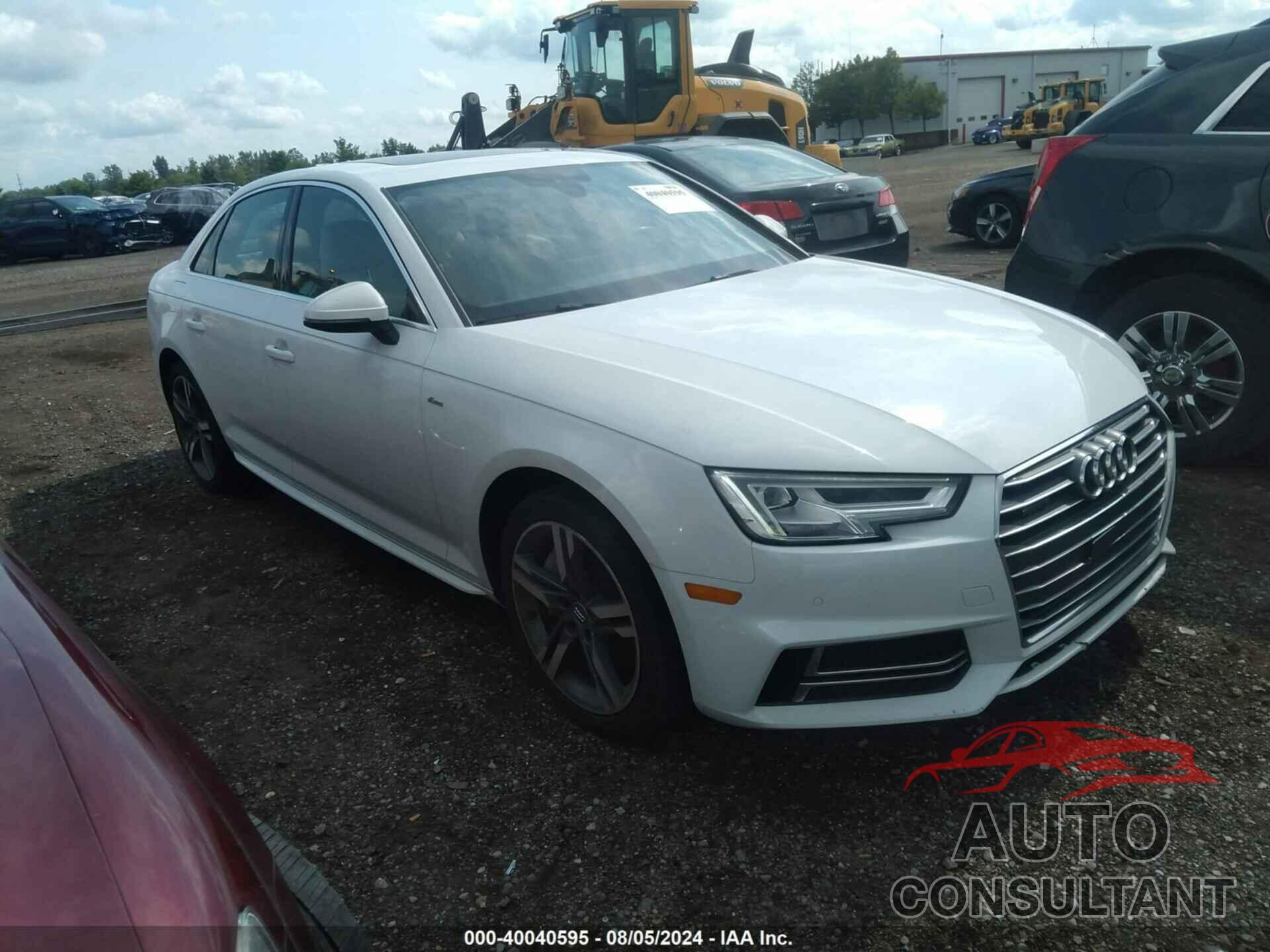 AUDI A4 2017 - WAUENAF40HN038153