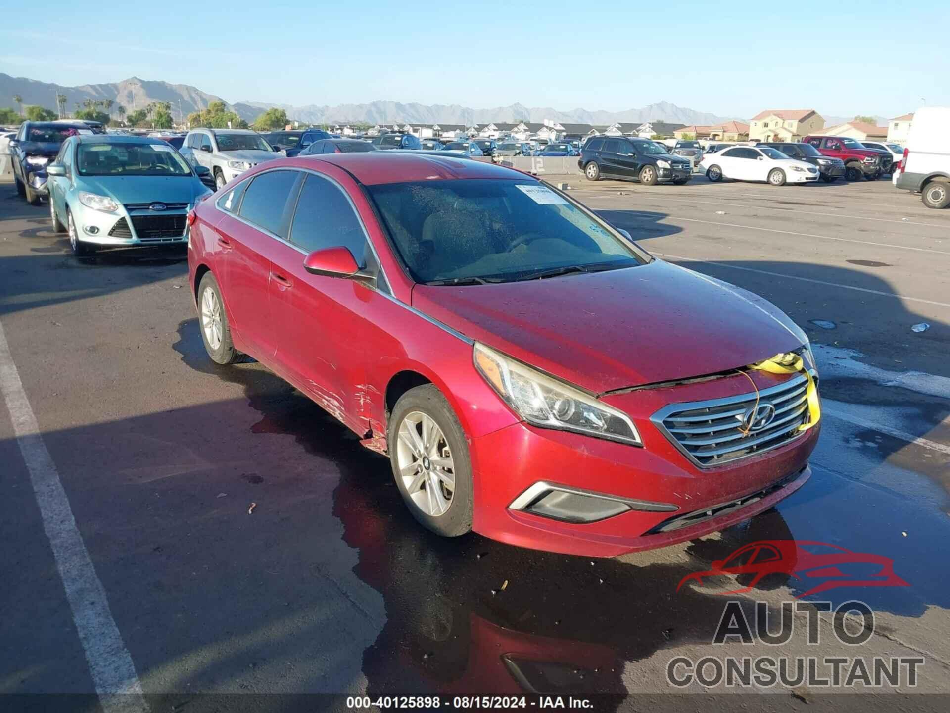 HYUNDAI SONATA 2016 - 5NPE24AF4GH391516