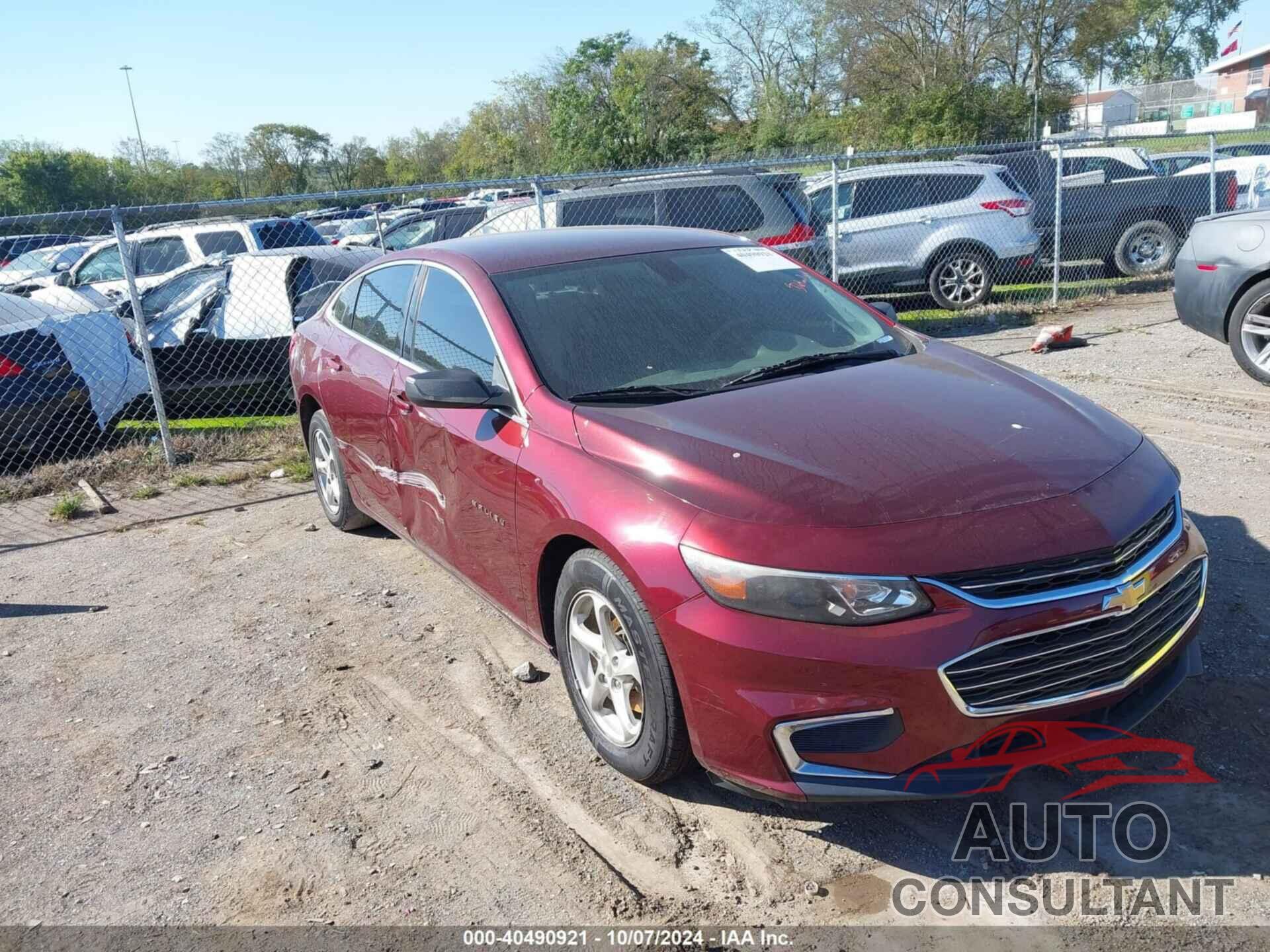 CHEVROLET MALIBU 2016 - 1G1ZB5ST9GF182996