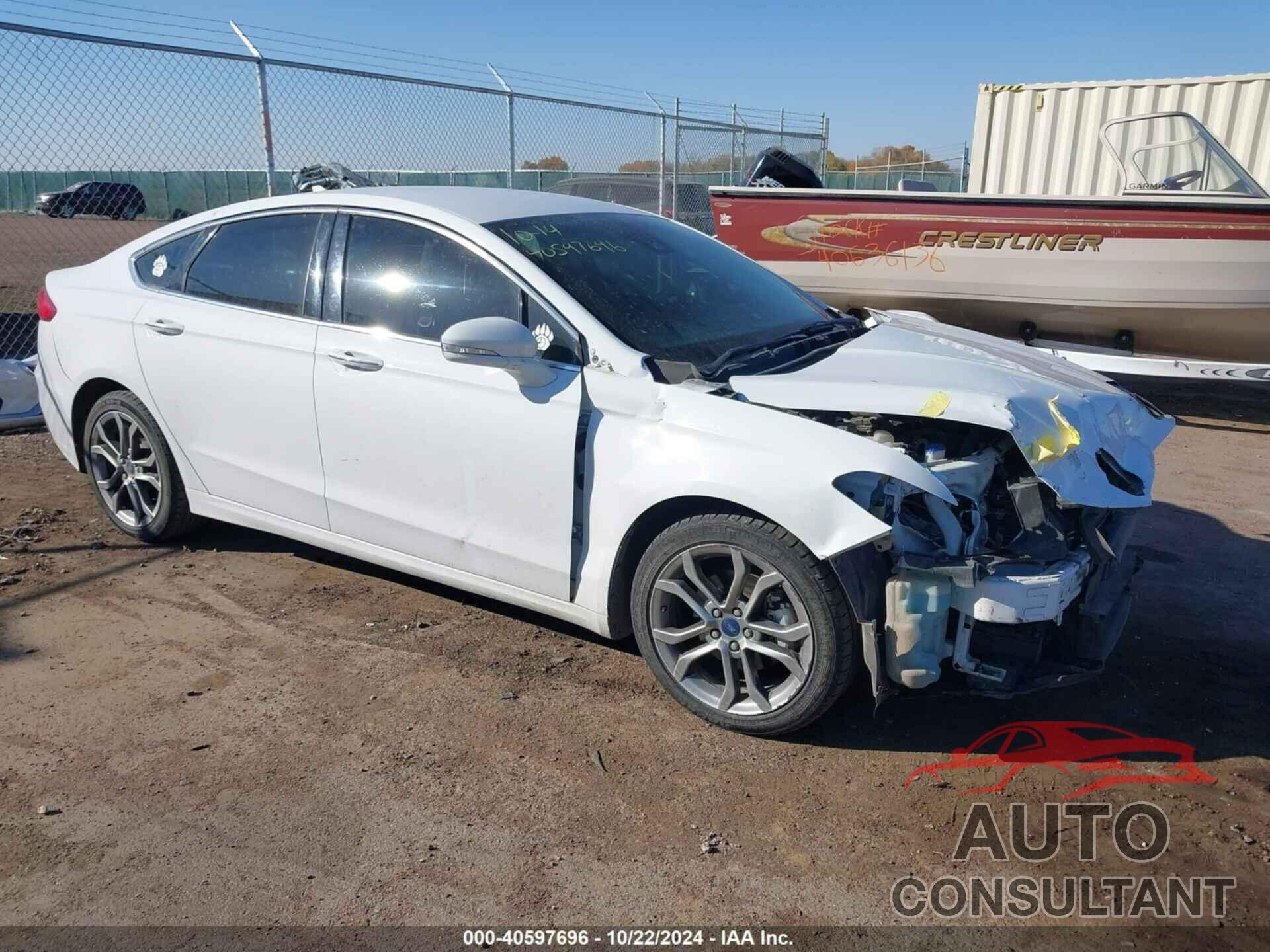 FORD FUSION 2019 - 3FA6P0CD7KR145338