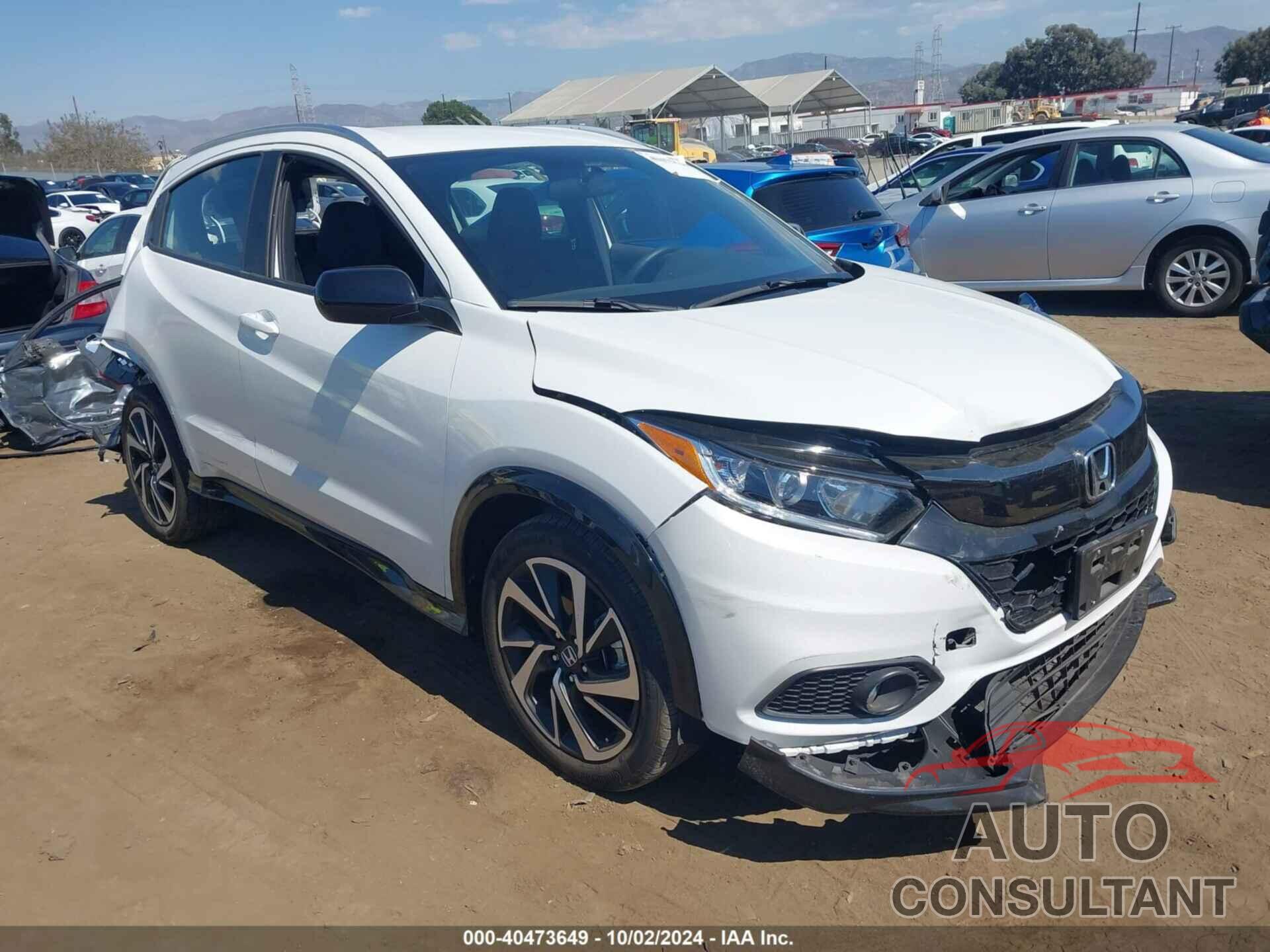 HONDA HR-V 2020 - 3CZRU5H10LM712977