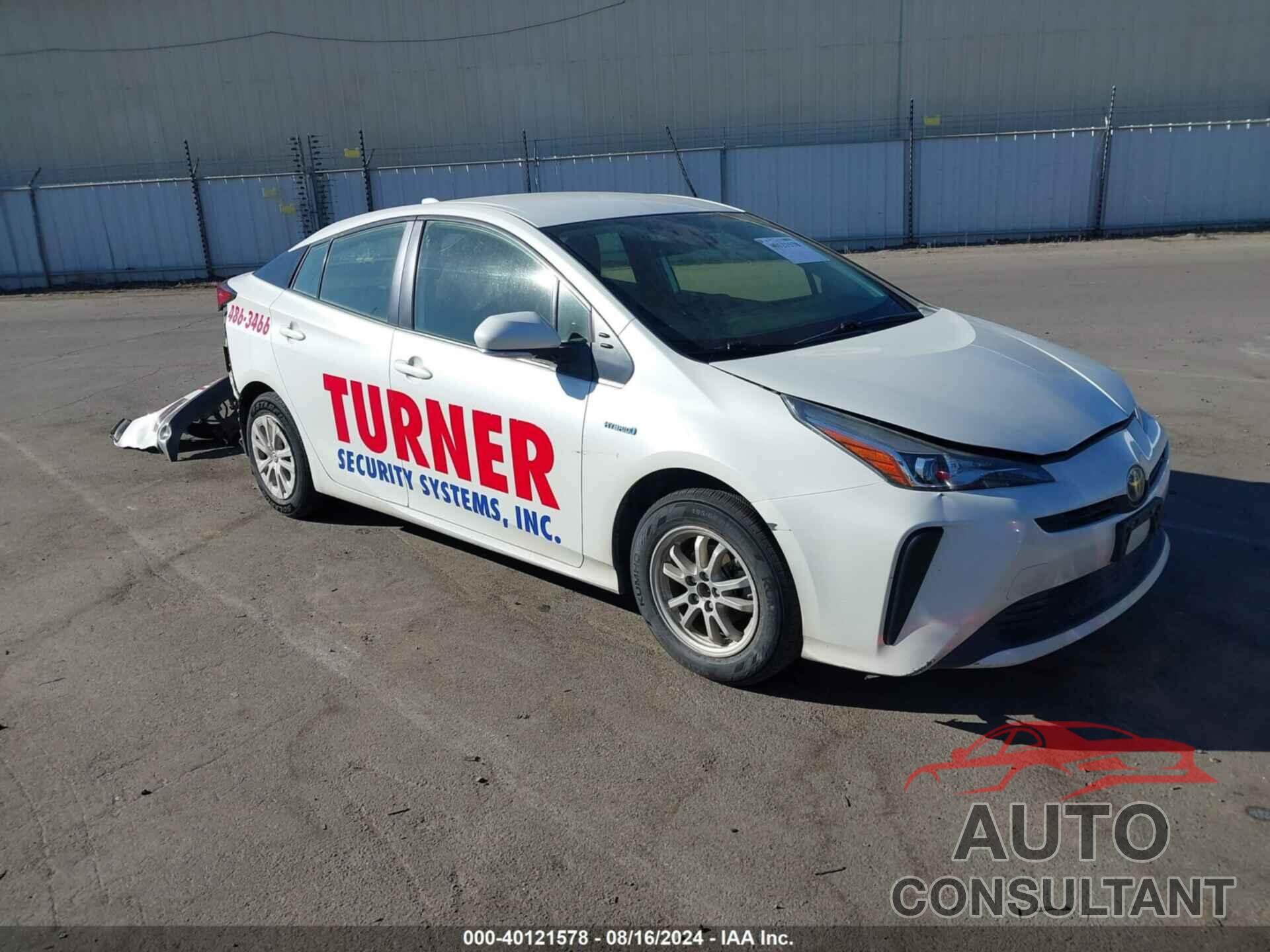 TOYOTA PRIUS 2020 - JTDKARFU5L3118150