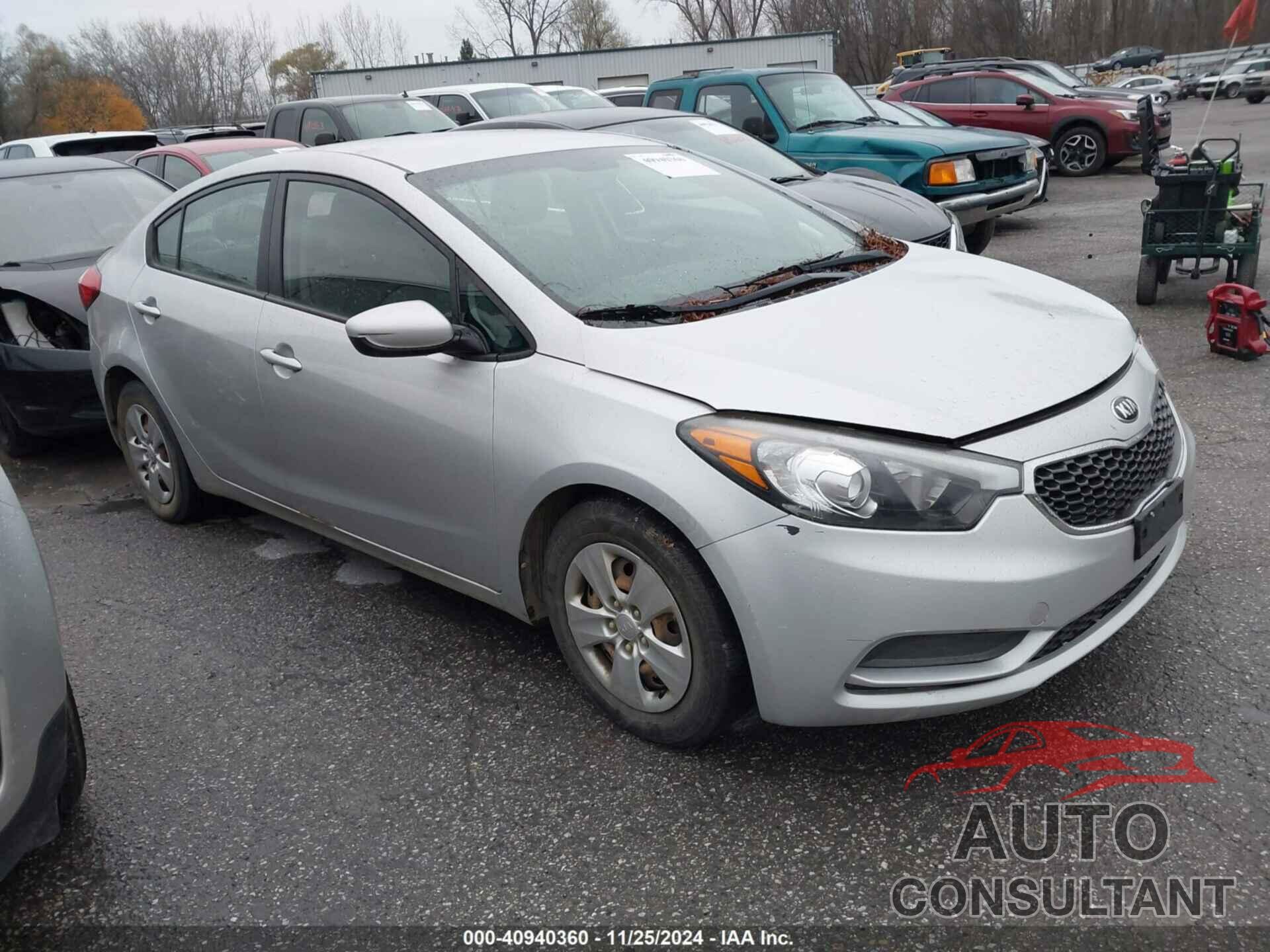 KIA FORTE 2016 - KNAFK4A68G5463979