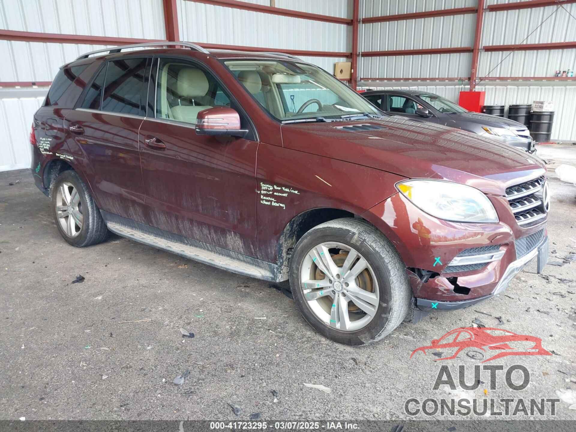 MERCEDES-BENZ ML 350 2013 - 4JGDA5HB9DA247451