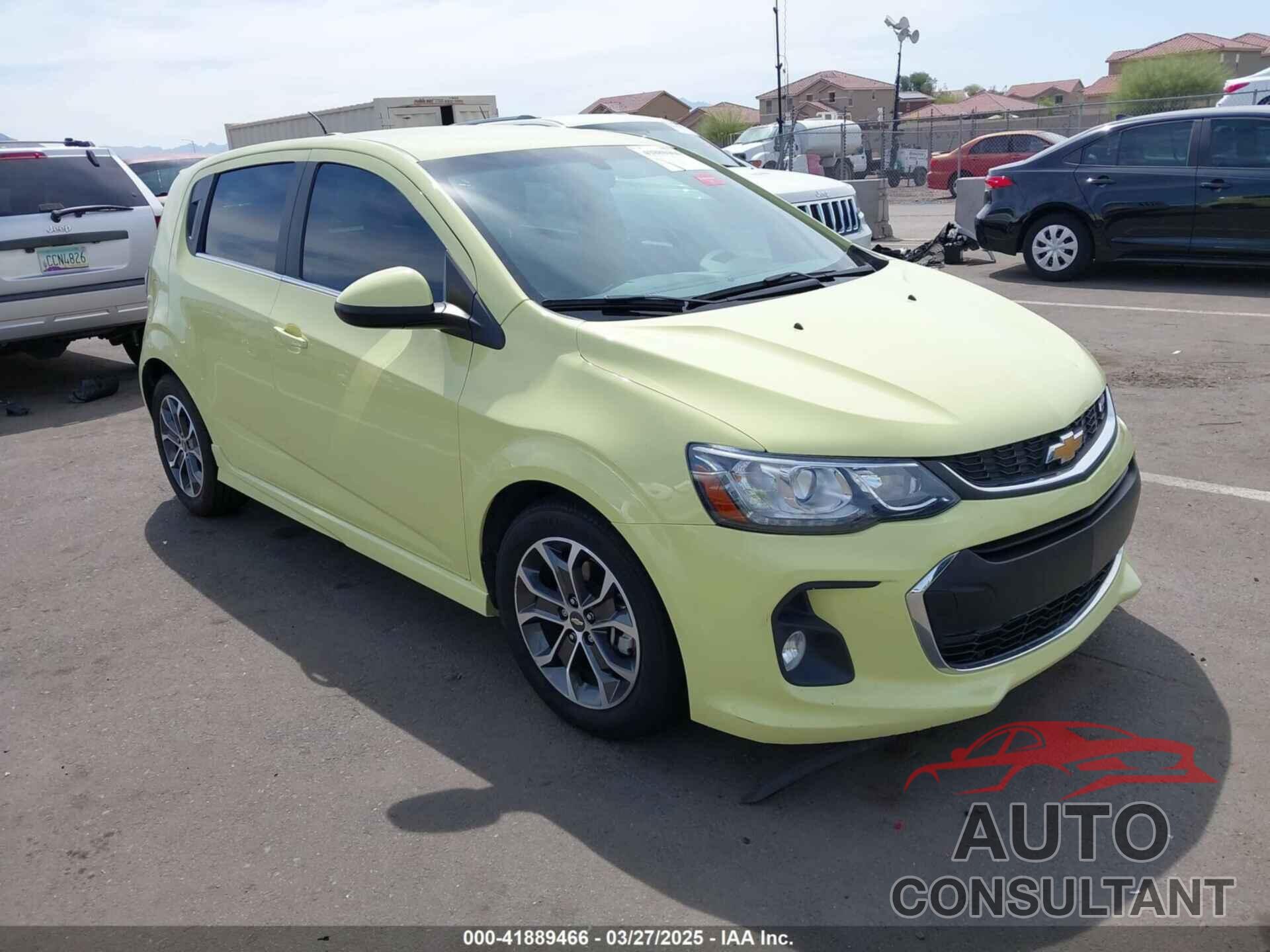 CHEVROLET SONIC 2017 - 1G1JD6SH3H4115445