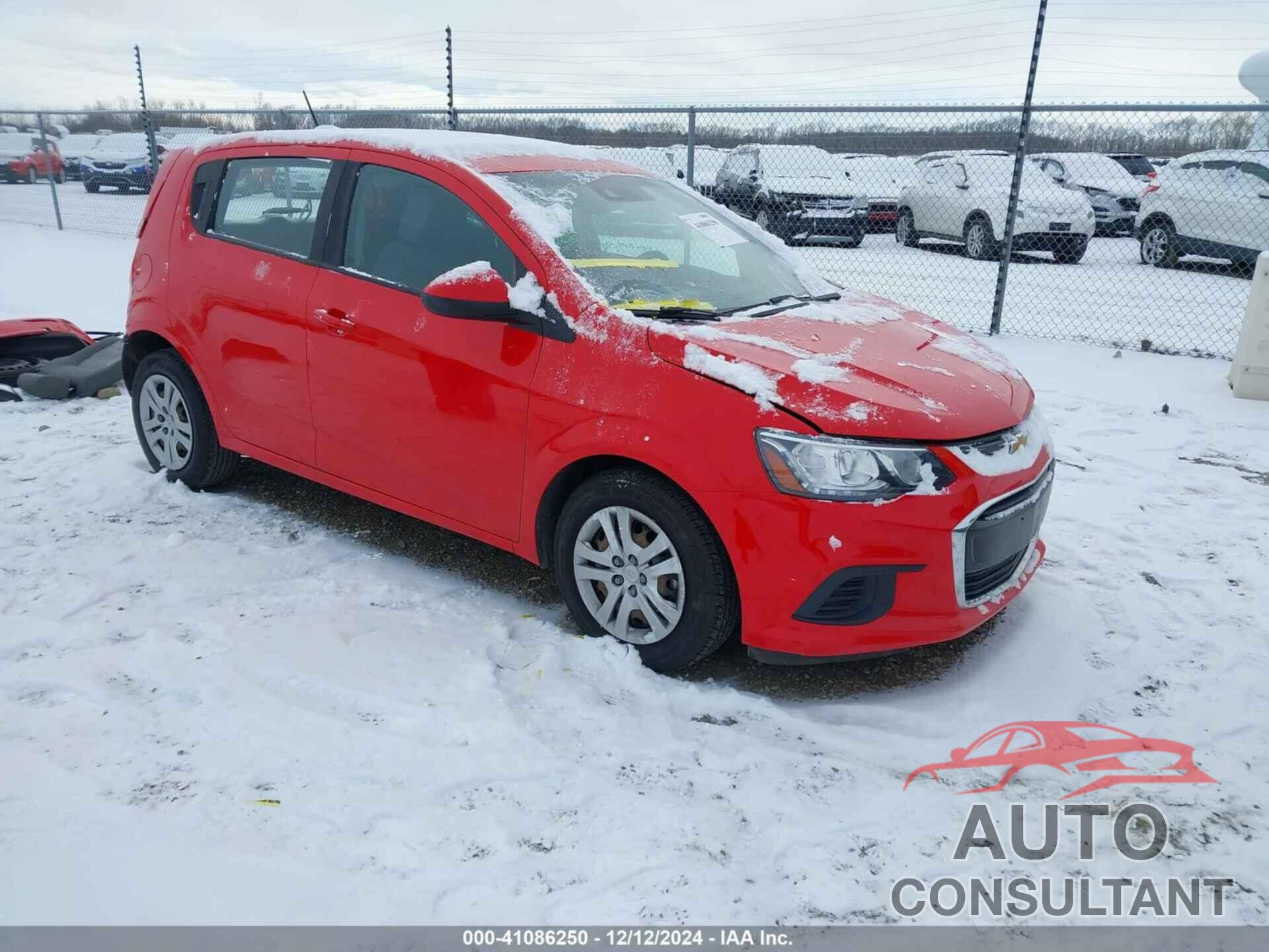 CHEVROLET SONIC 2020 - 1G1JG6SB7L4132535