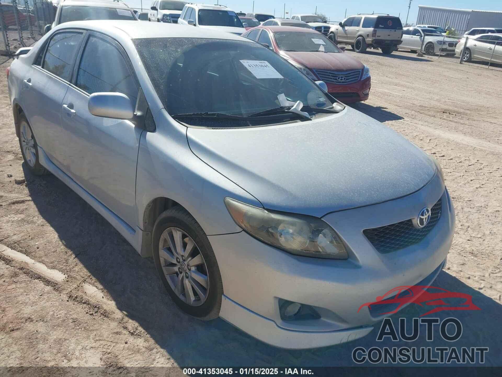 TOYOTA COROLLA 2009 - 1NXBU40EX9Z024534