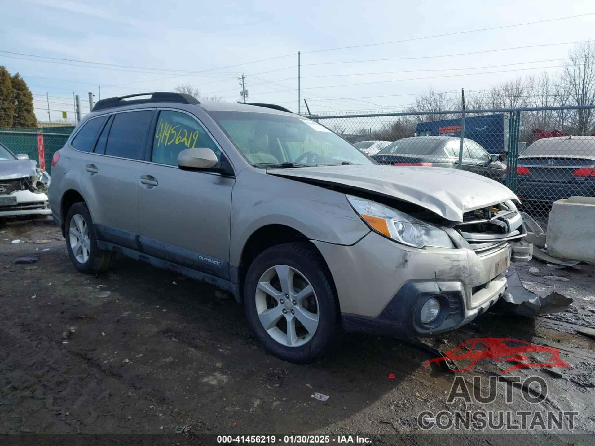 SUBARU OUTBACK 2014 - 4S4BRBCC3E3220122