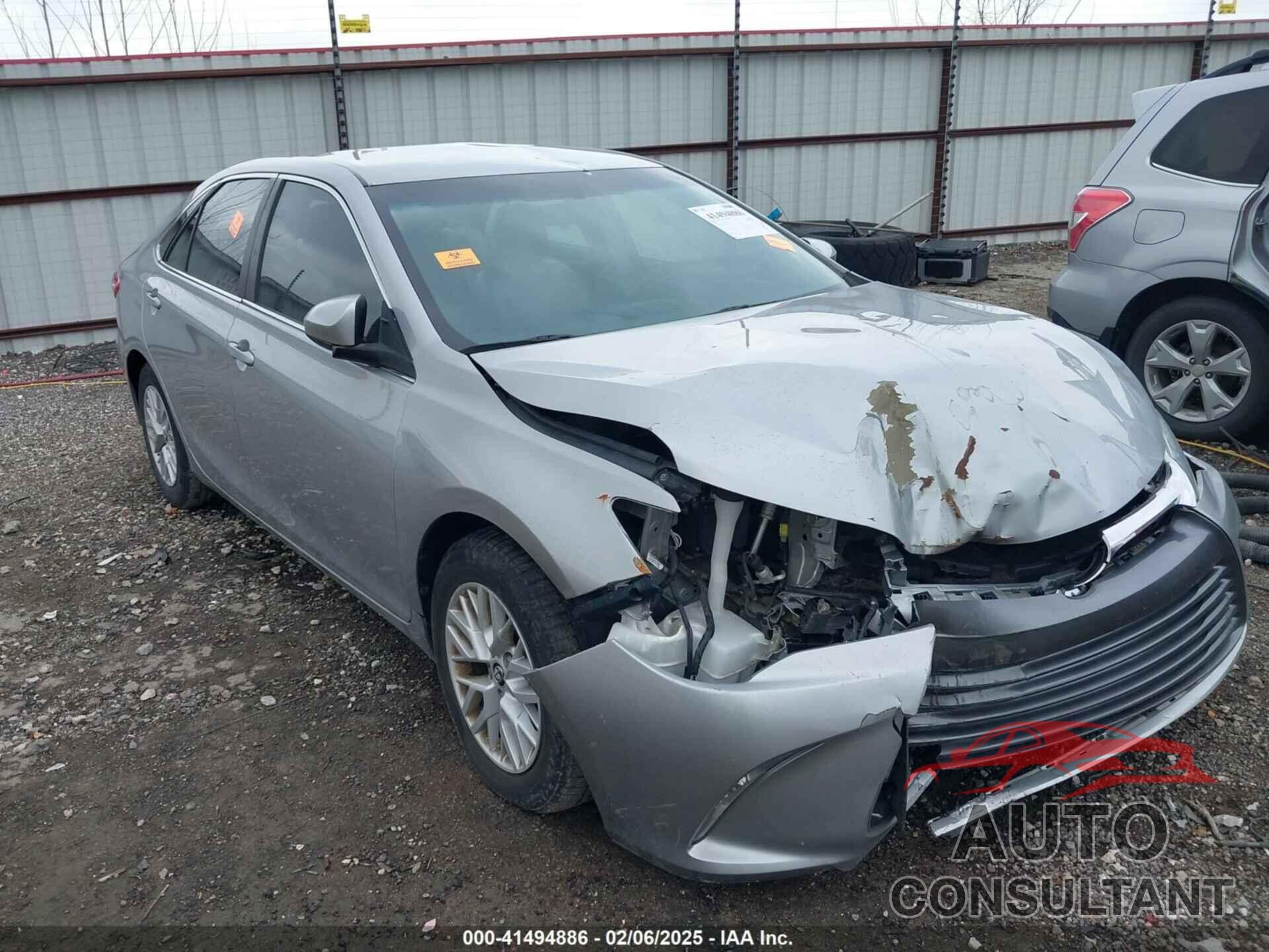 TOYOTA CAMRY 2016 - 4T4BF1FK9GR540652