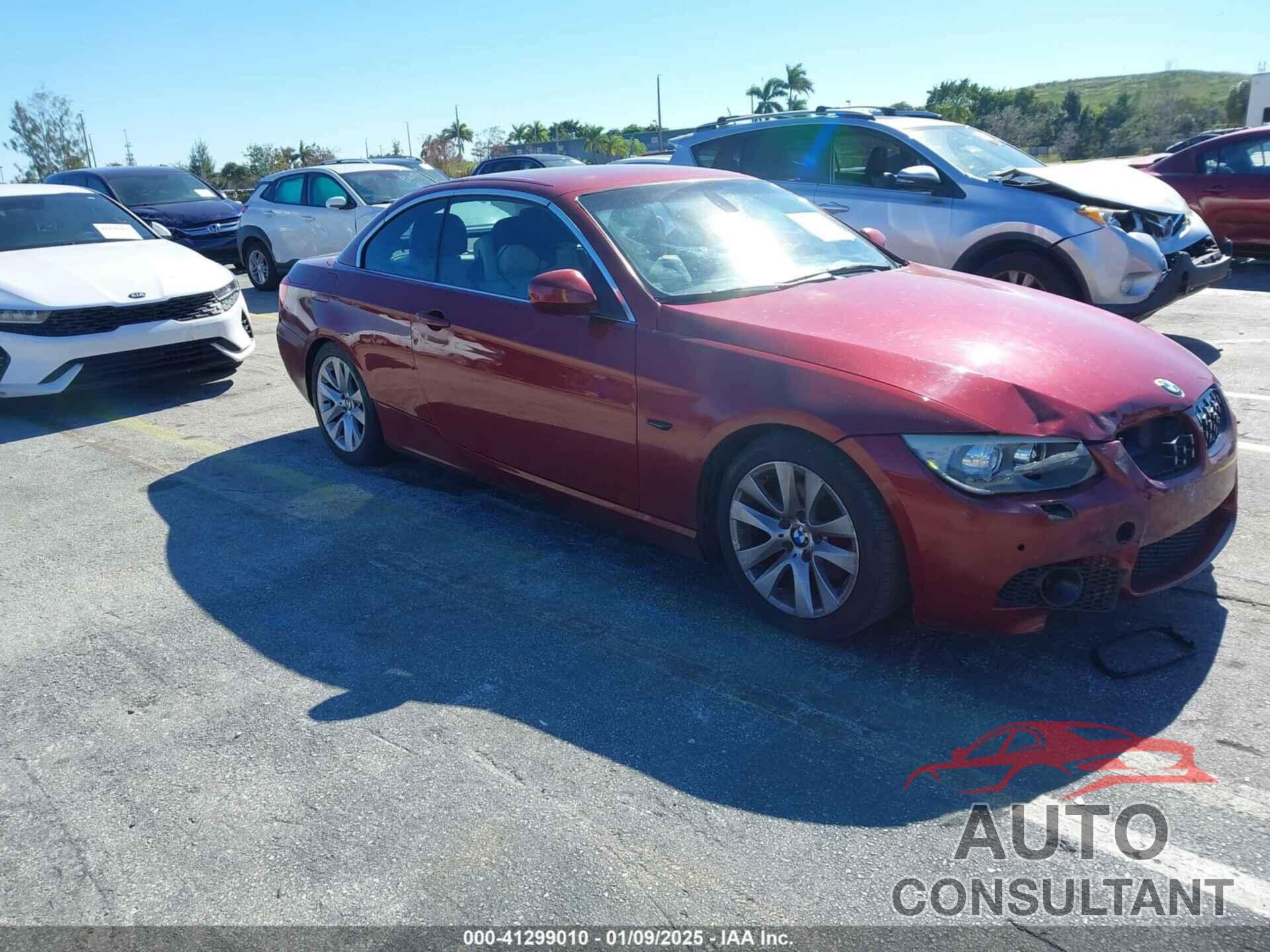 BMW 3 SERIES 2012 - WBADW3C51CE823341