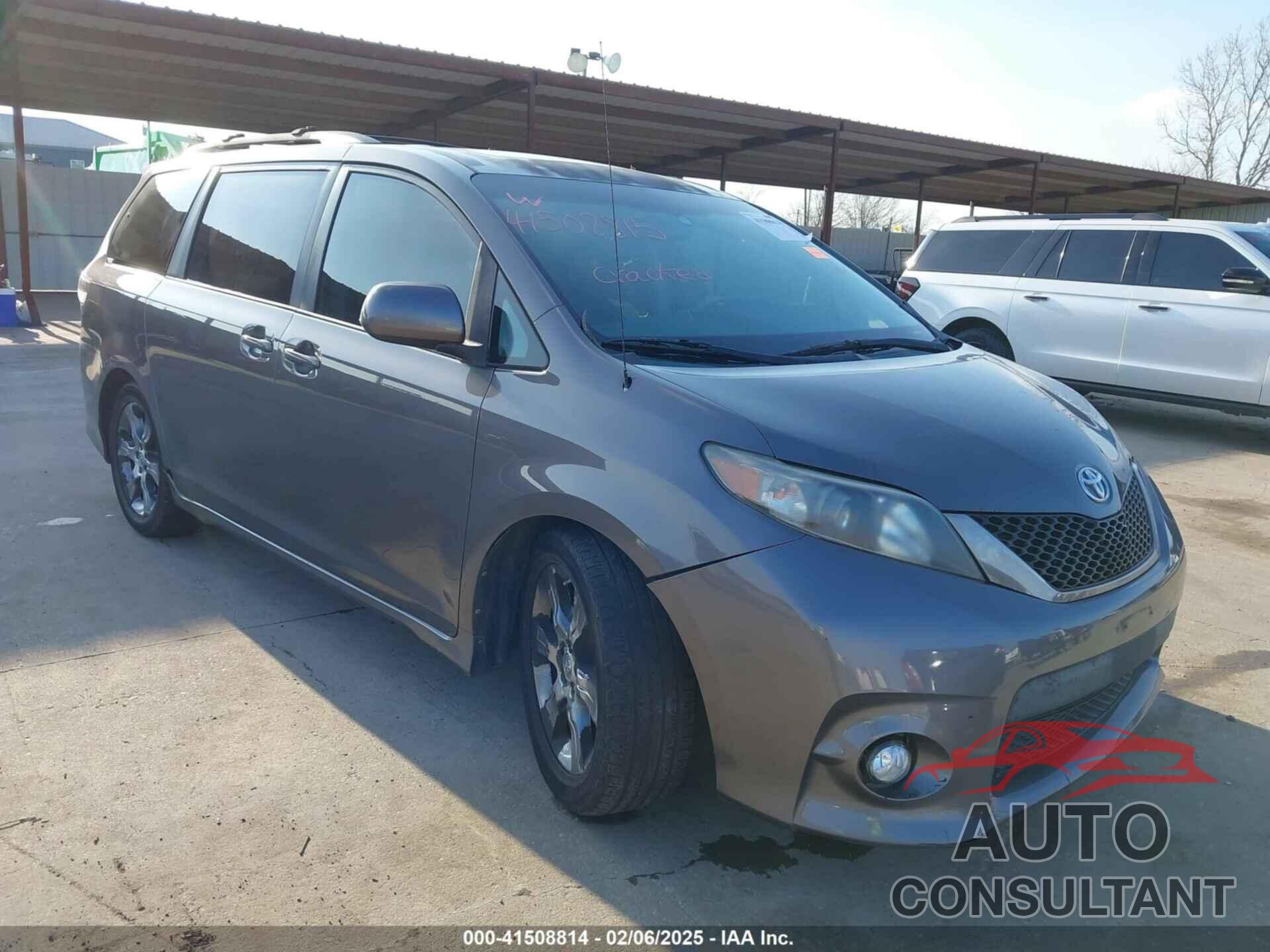 TOYOTA SIENNA 2012 - 5TDXK3DC3CS176184