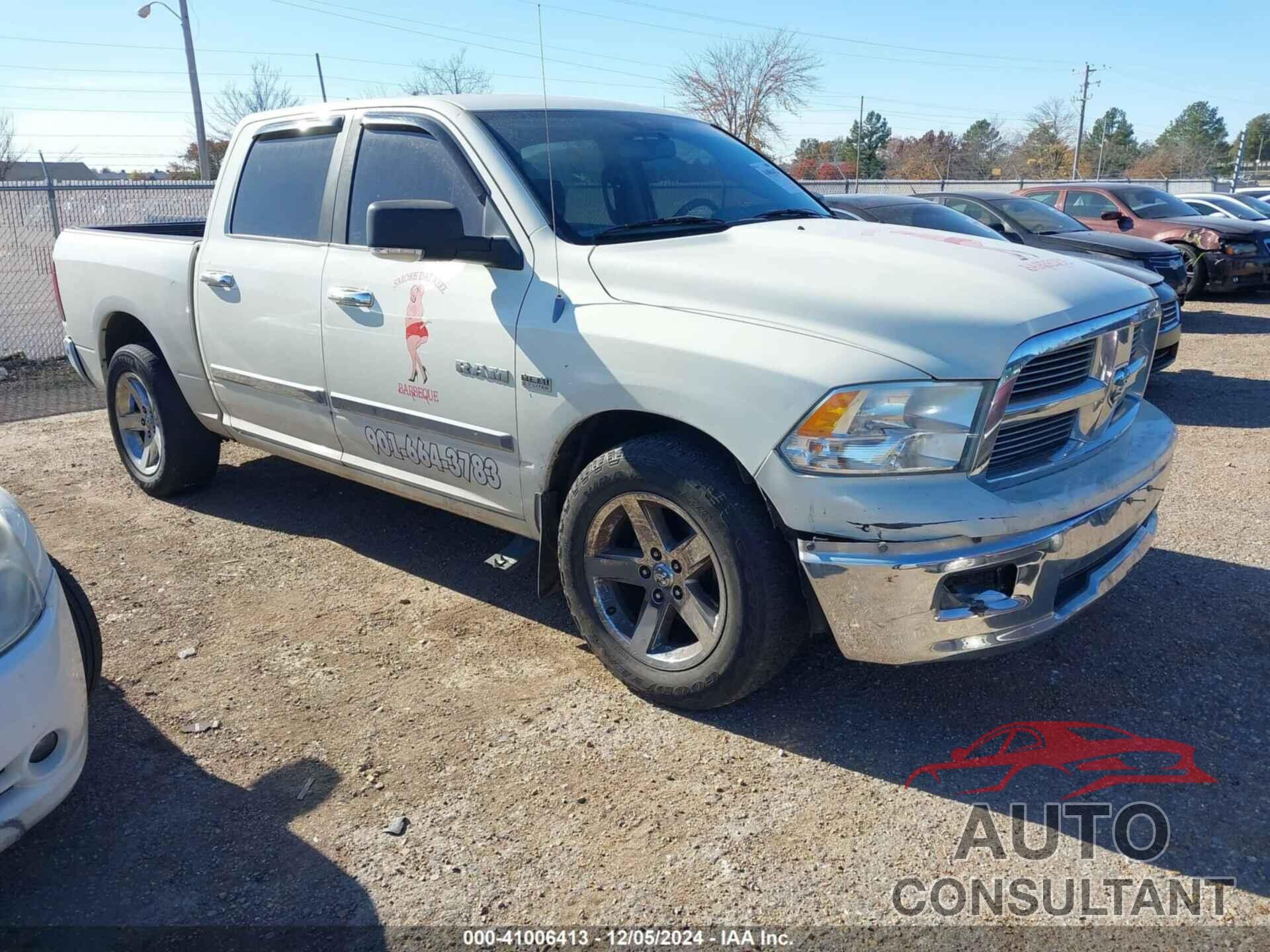 DODGE RAM 1500 2010 - 1D7RB1CT7AS226271