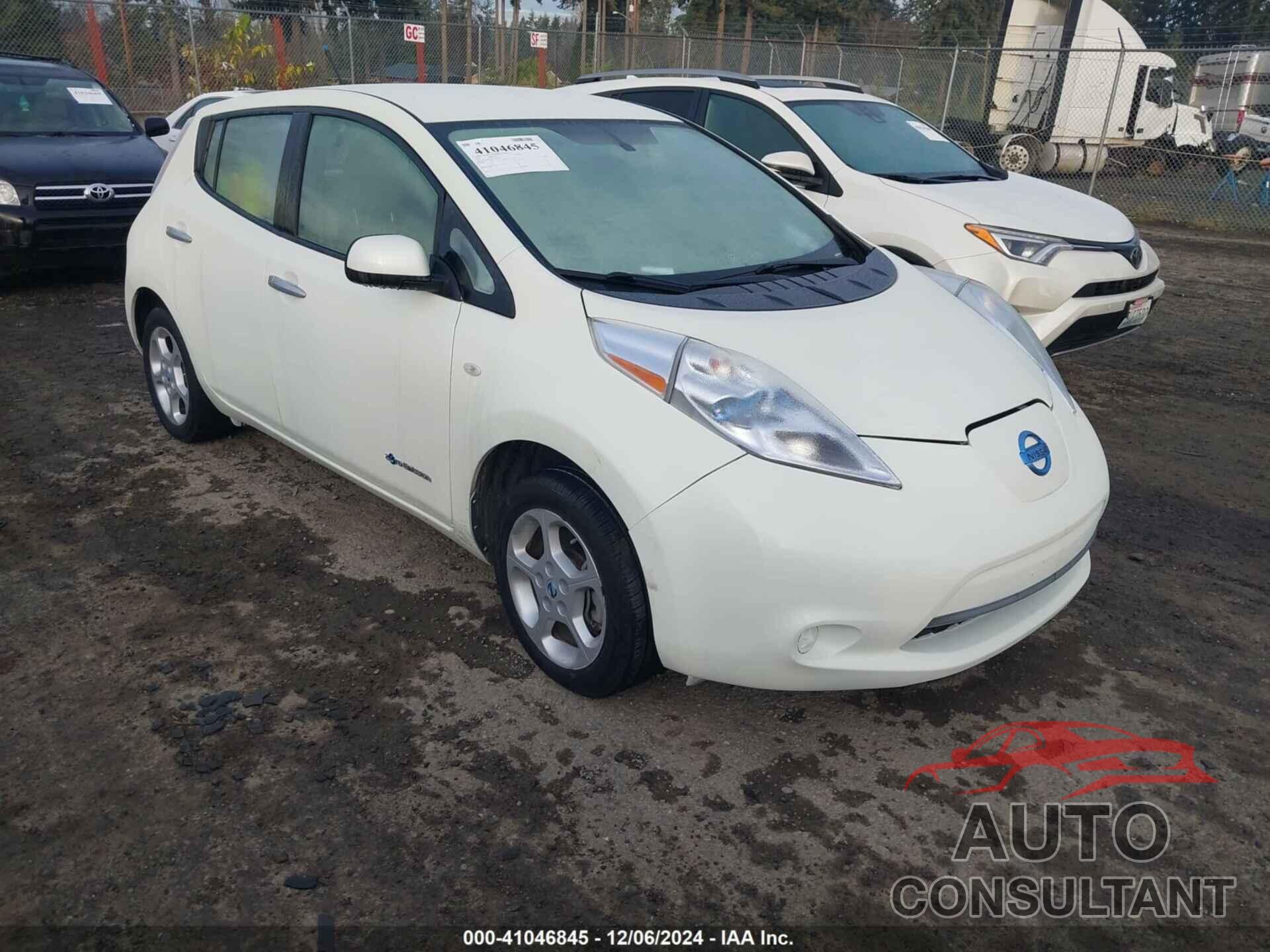 NISSAN LEAF 2012 - JN1AZ0CP0CT016269