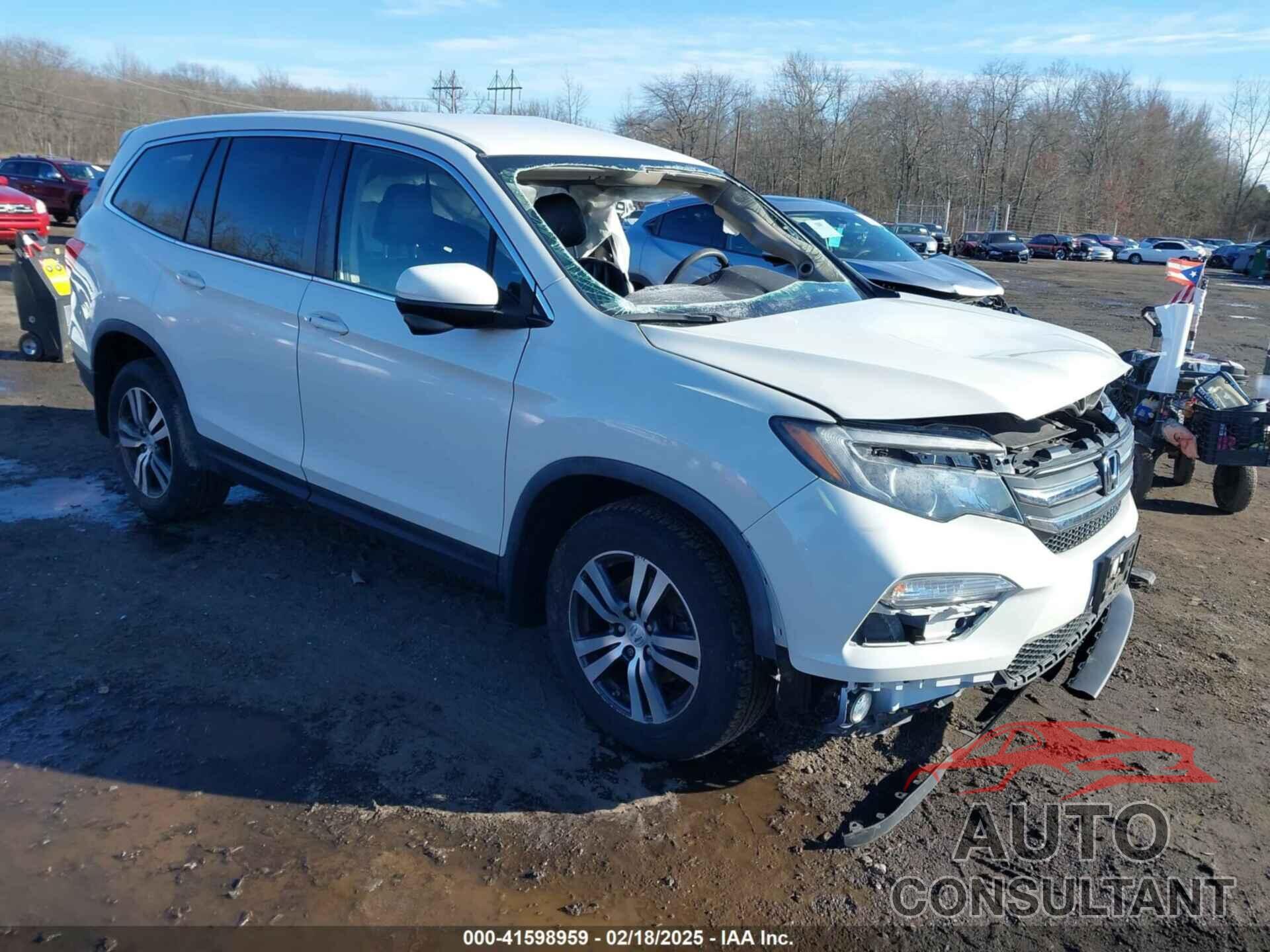 HONDA PILOT 2017 - 5FNYF6H31HB051328