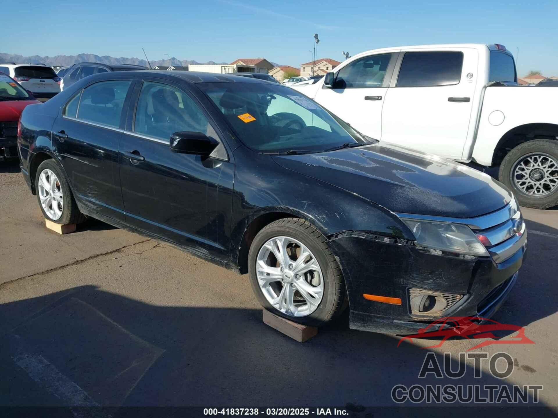 FORD FUSION 2012 - 3FAHP0HA8CR163503