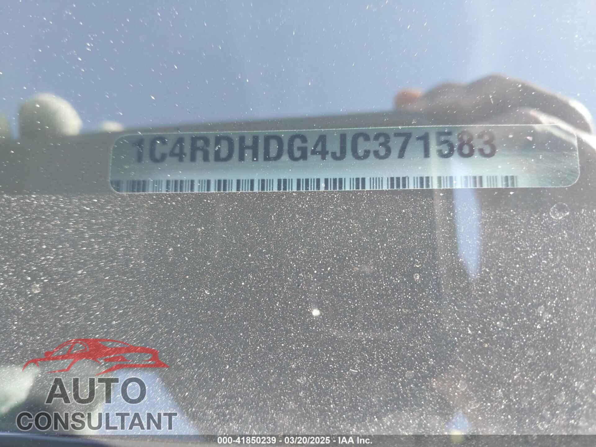 DODGE DURANGO 2018 - 1C4RDHDG4JC371583