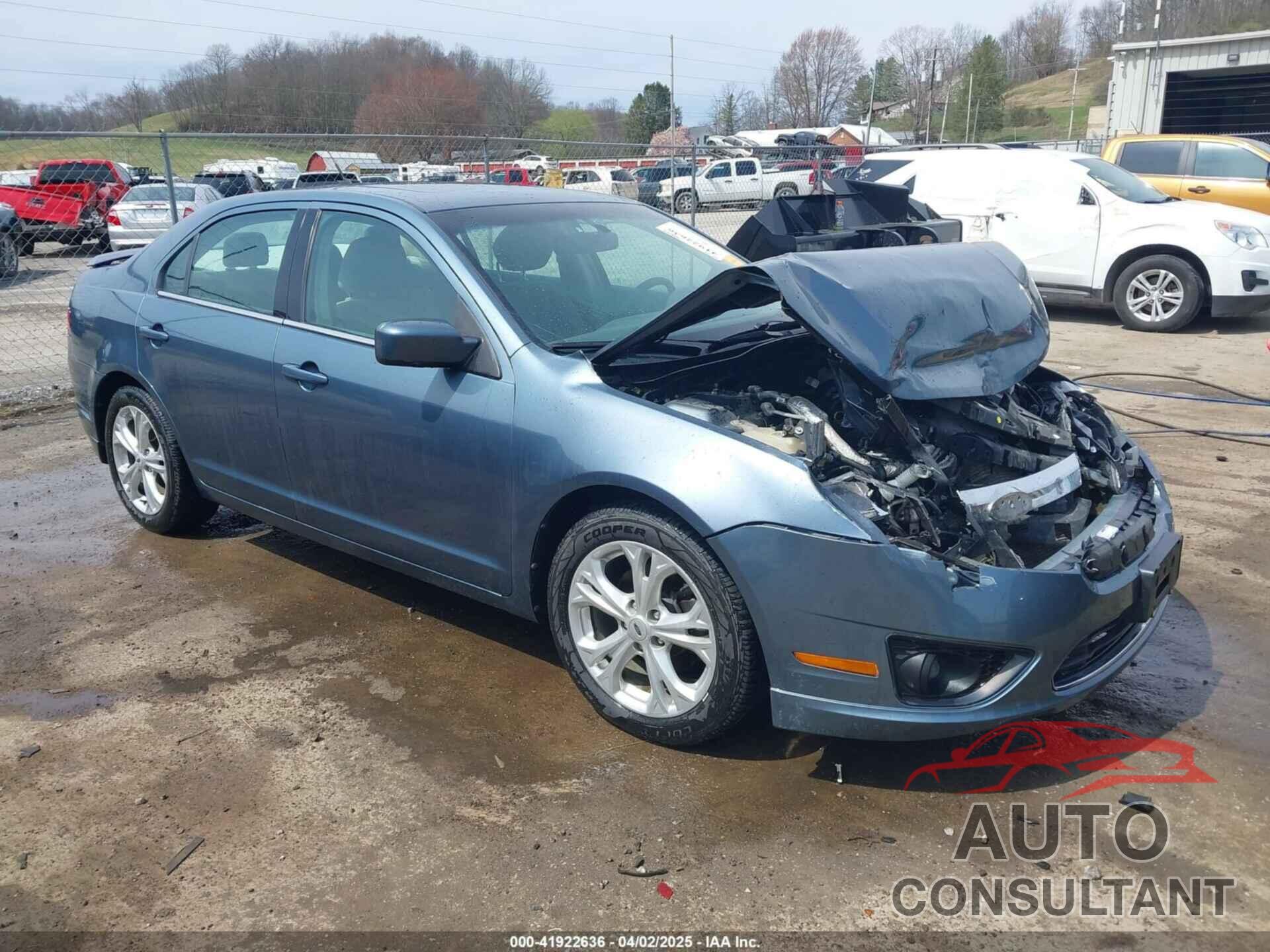 FORD FUSION 2012 - 3FAHP0HA7CR424958