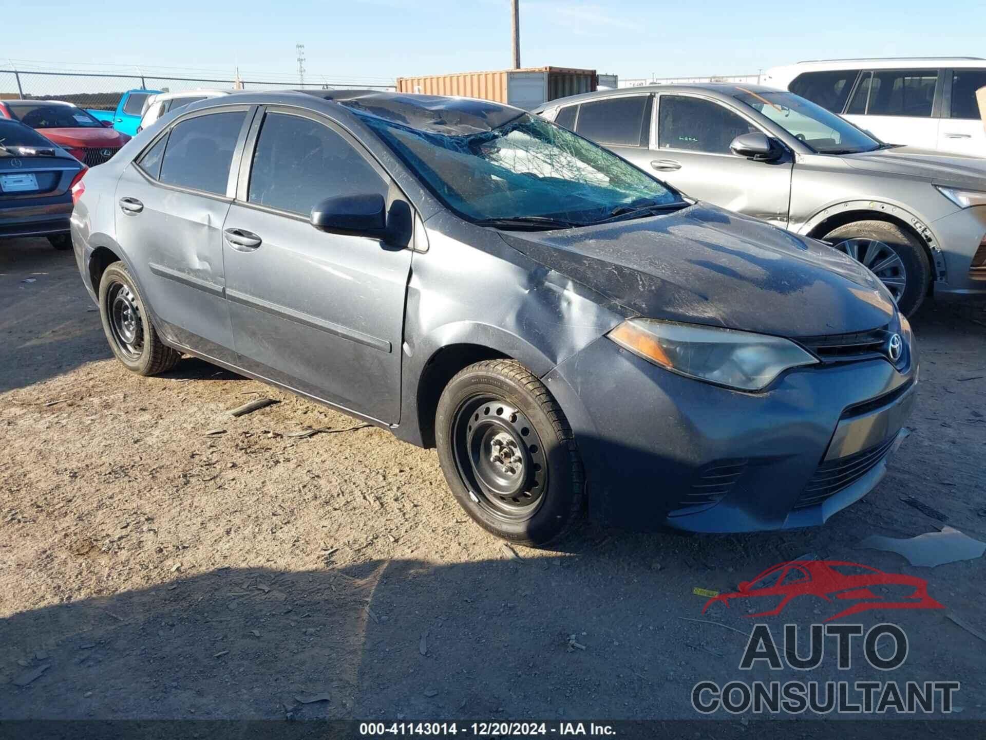 TOYOTA COROLLA 2016 - 5YFBURHE2GP432588