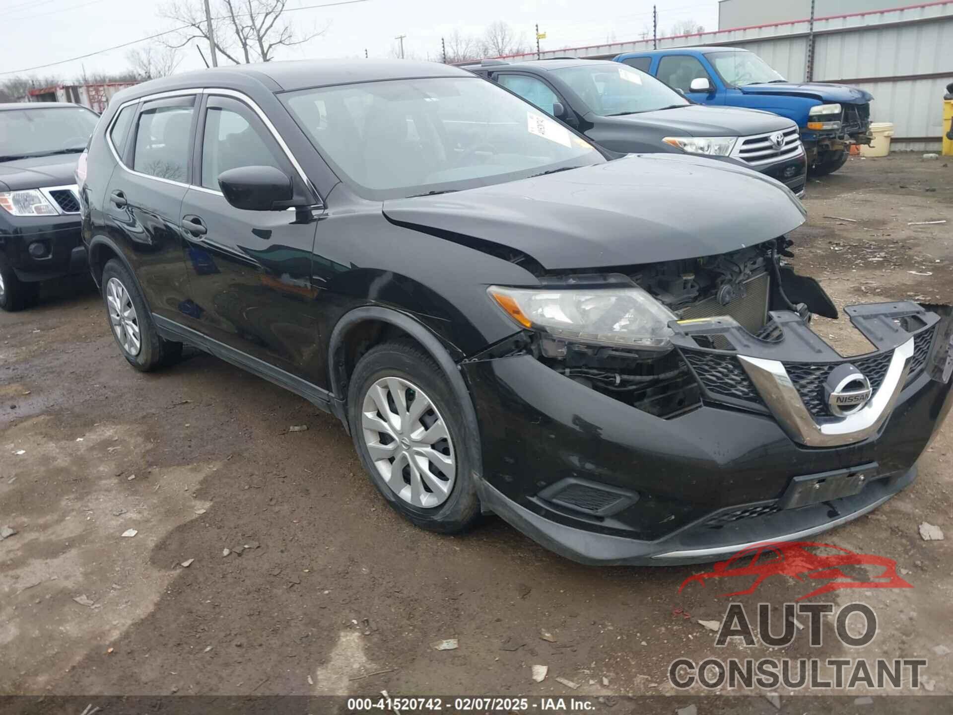 NISSAN ROGUE 2016 - KNMAT2MV9GP607089
