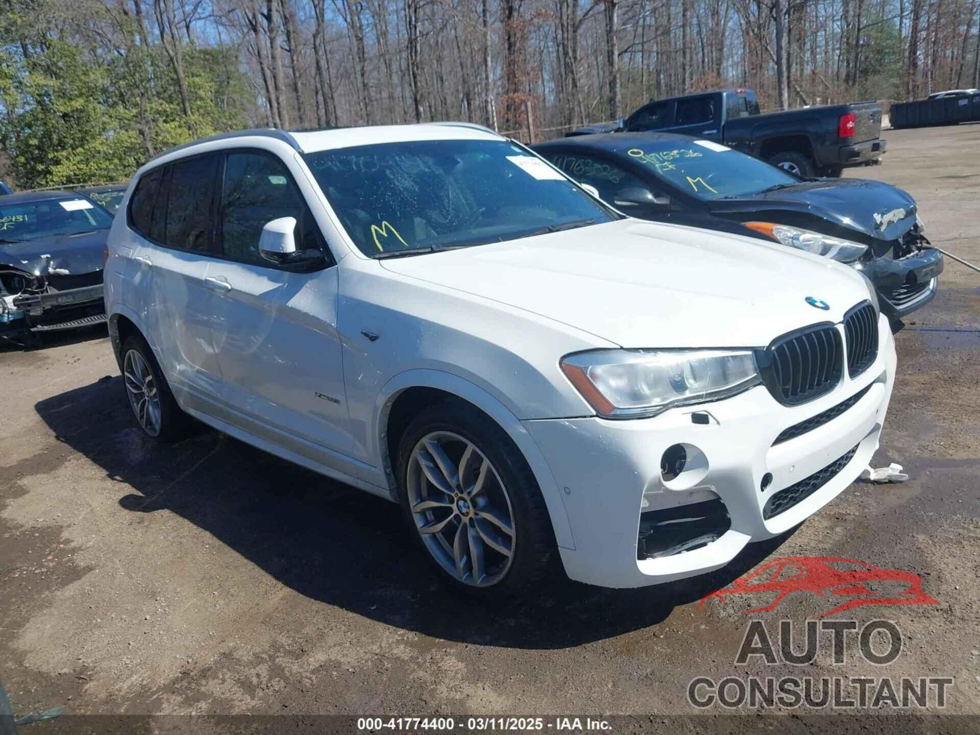 BMW X3 2017 - 5UXWX7C31H0W39650