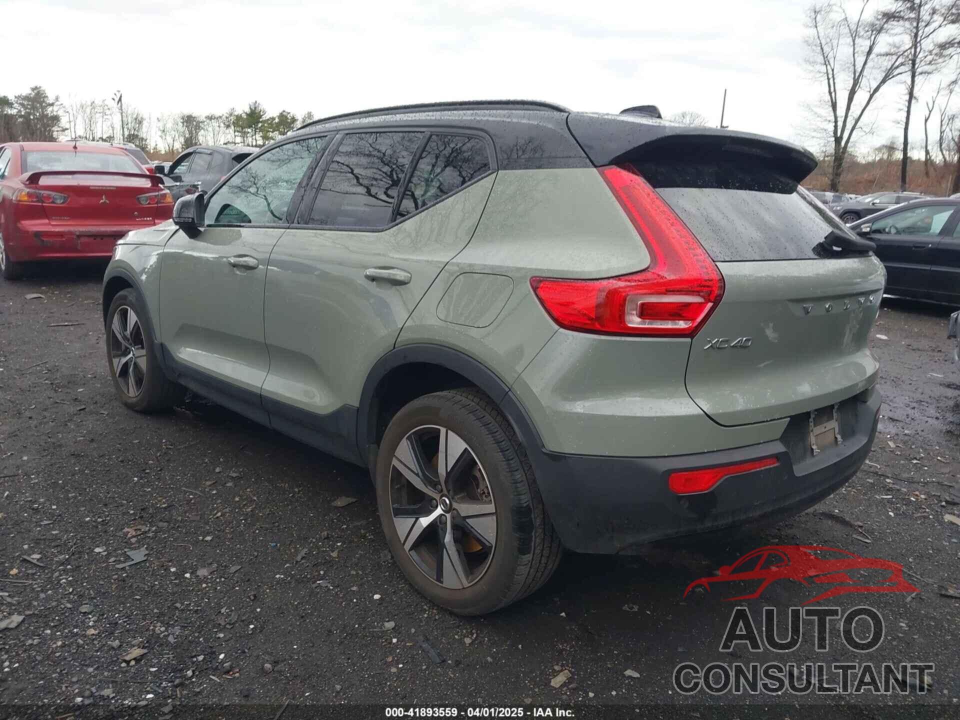 VOLVO XC40 RECHARGE PURE ELECTRIC 2021 - YV4ED3UR4M2525316
