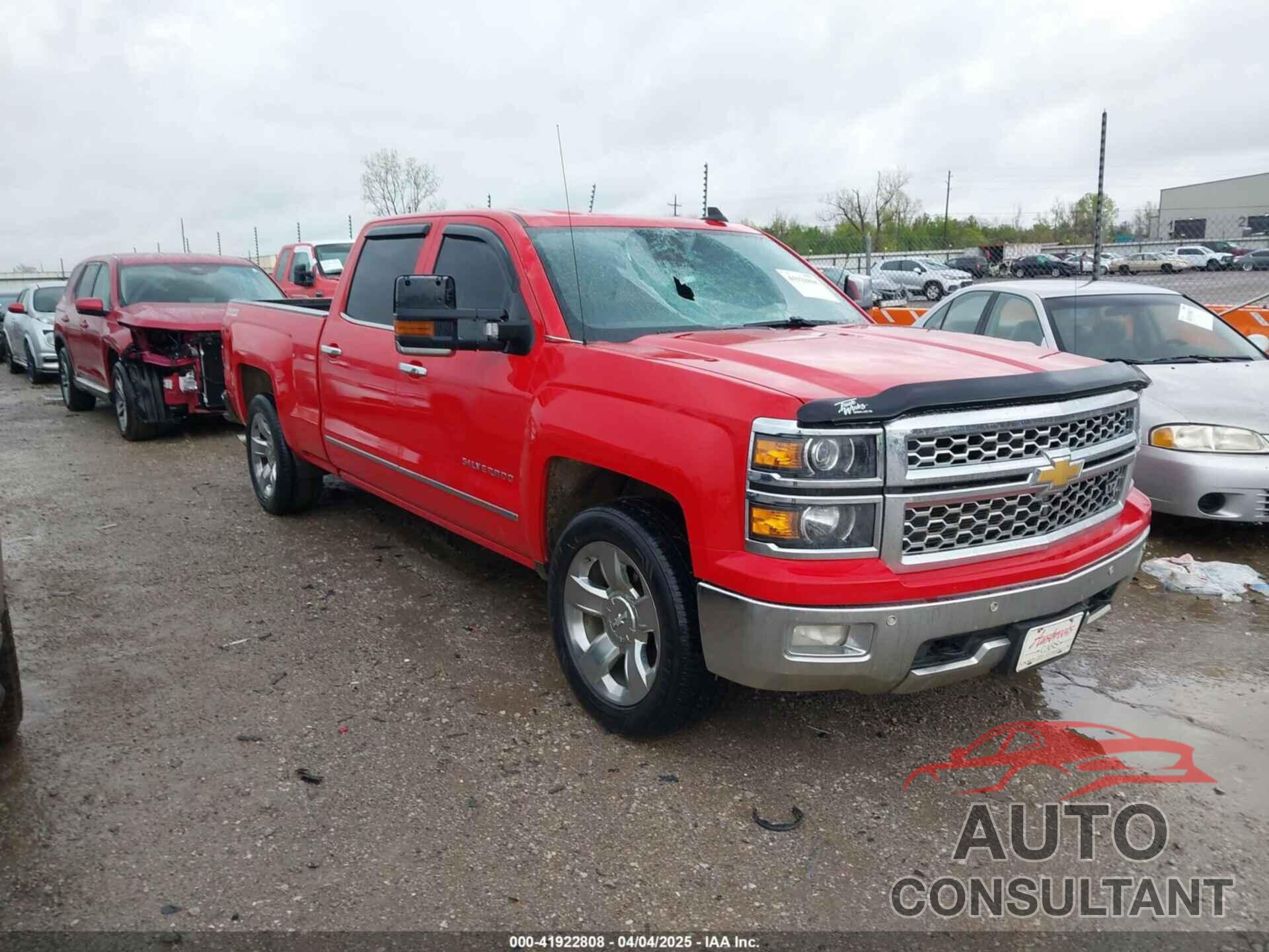 CHEVROLET SILVERADO 1500 2015 - 3GCUKSECXFG145917