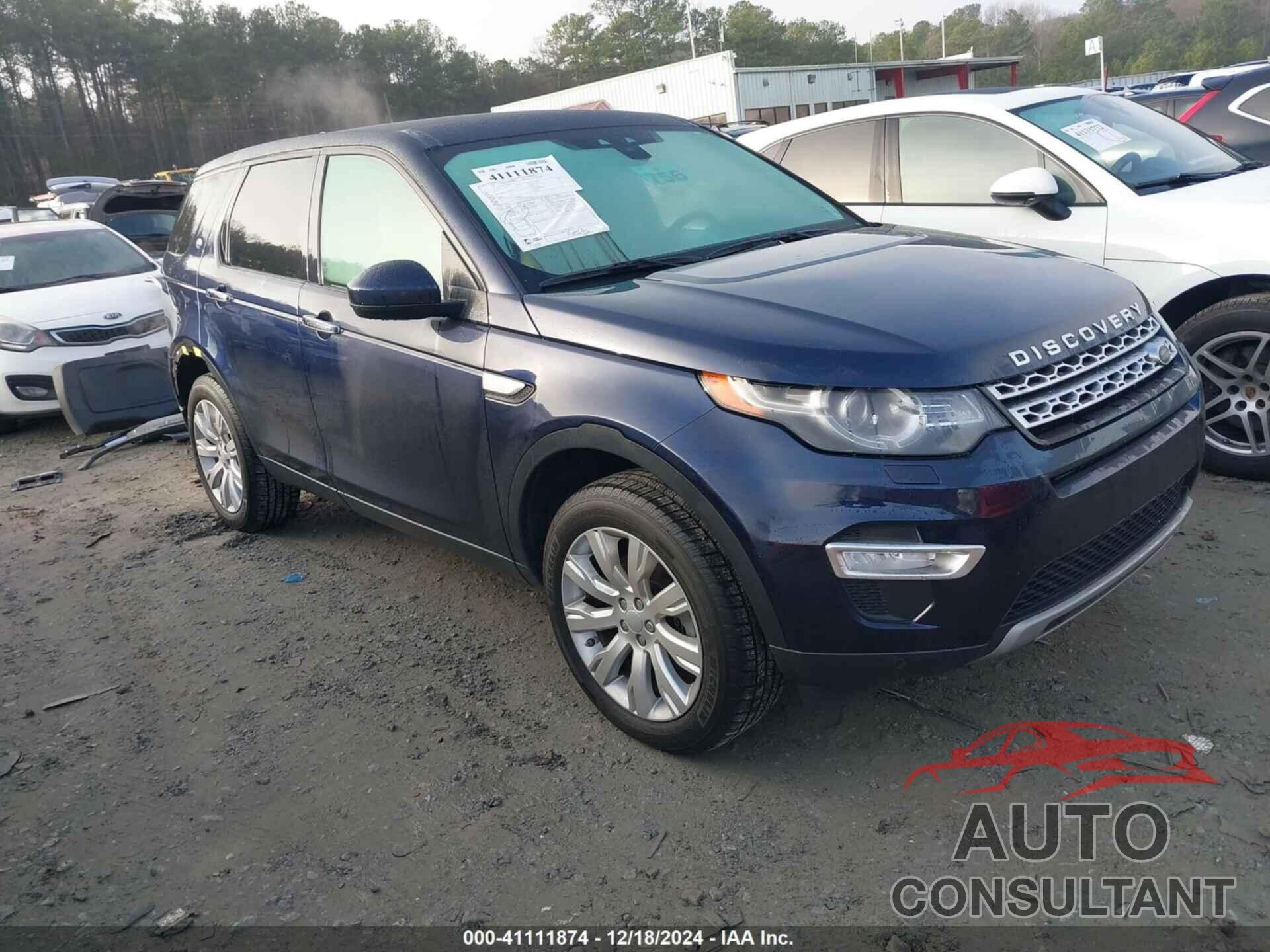 LAND ROVER DISCOVERY SPORT 2016 - SALCT2BG8GH550335