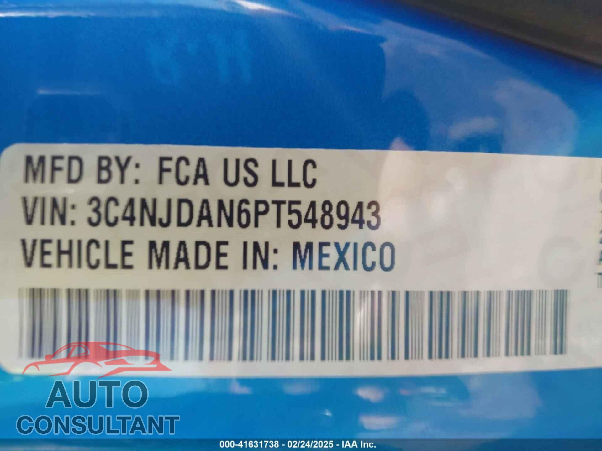 JEEP COMPASS 2023 - 3C4NJDAN6PT548943