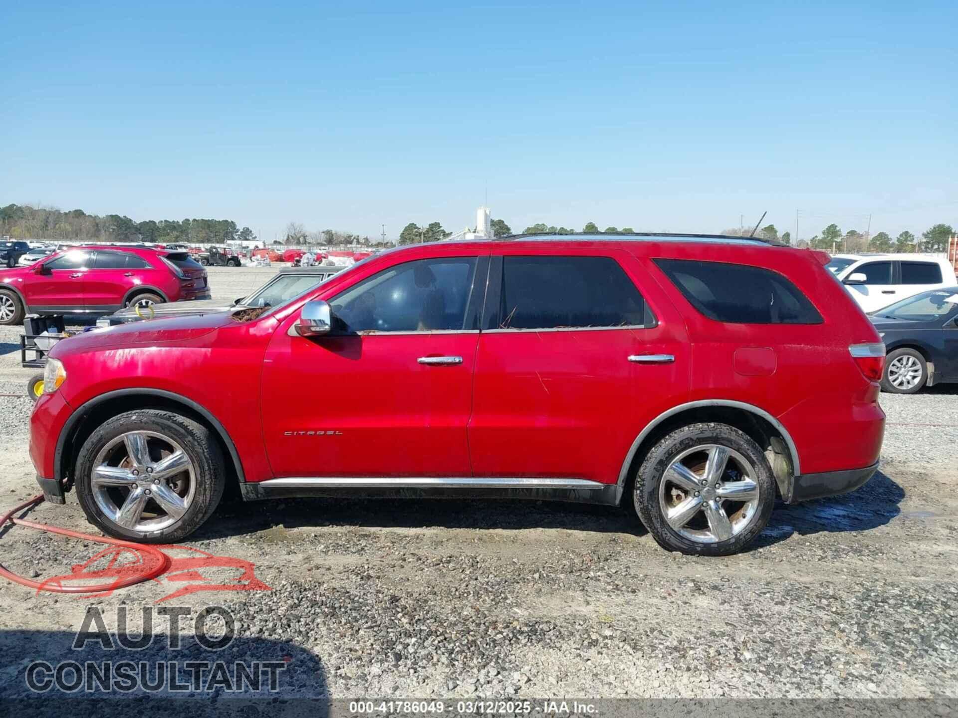 DODGE DURANGO 2011 - 1D4SD5GT2BC630052