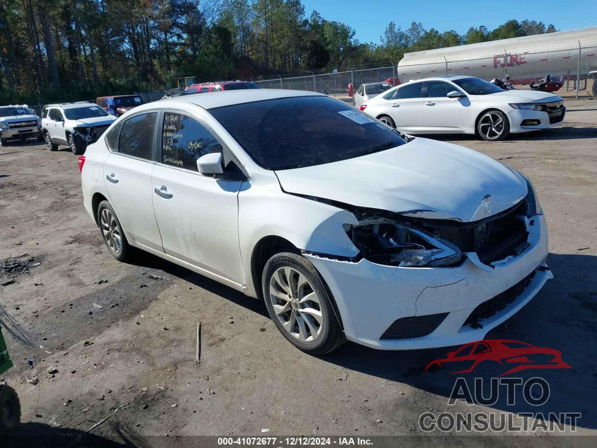 NISSAN SENTRA 2019 - 3N1AB7APXKY417849