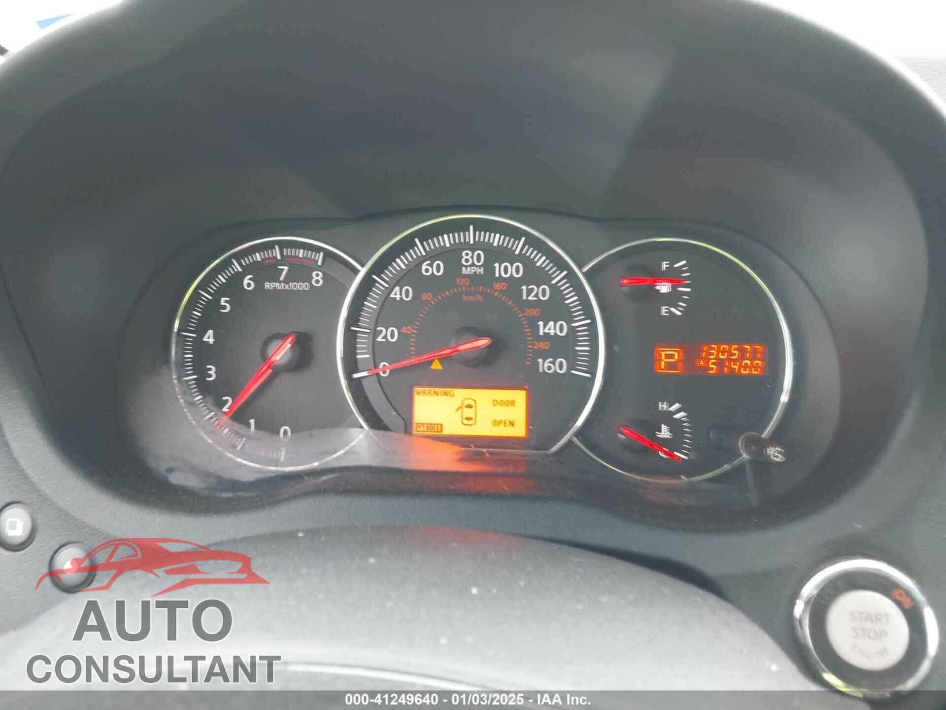 NISSAN MAXIMA 2011 - 1N4AA5AP1BC803627