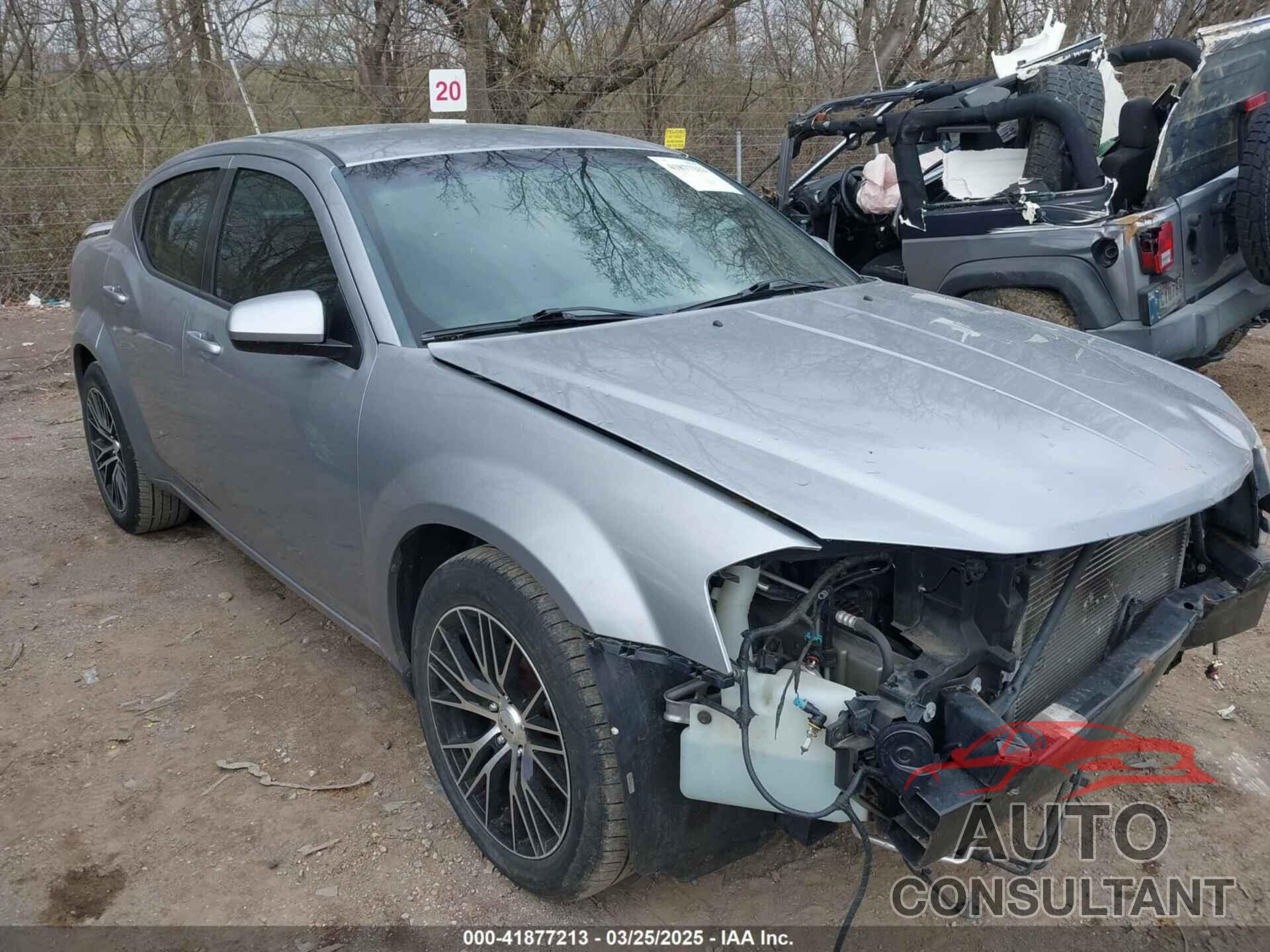 DODGE AVENGER 2013 - 1C3CDZCB6DN521644