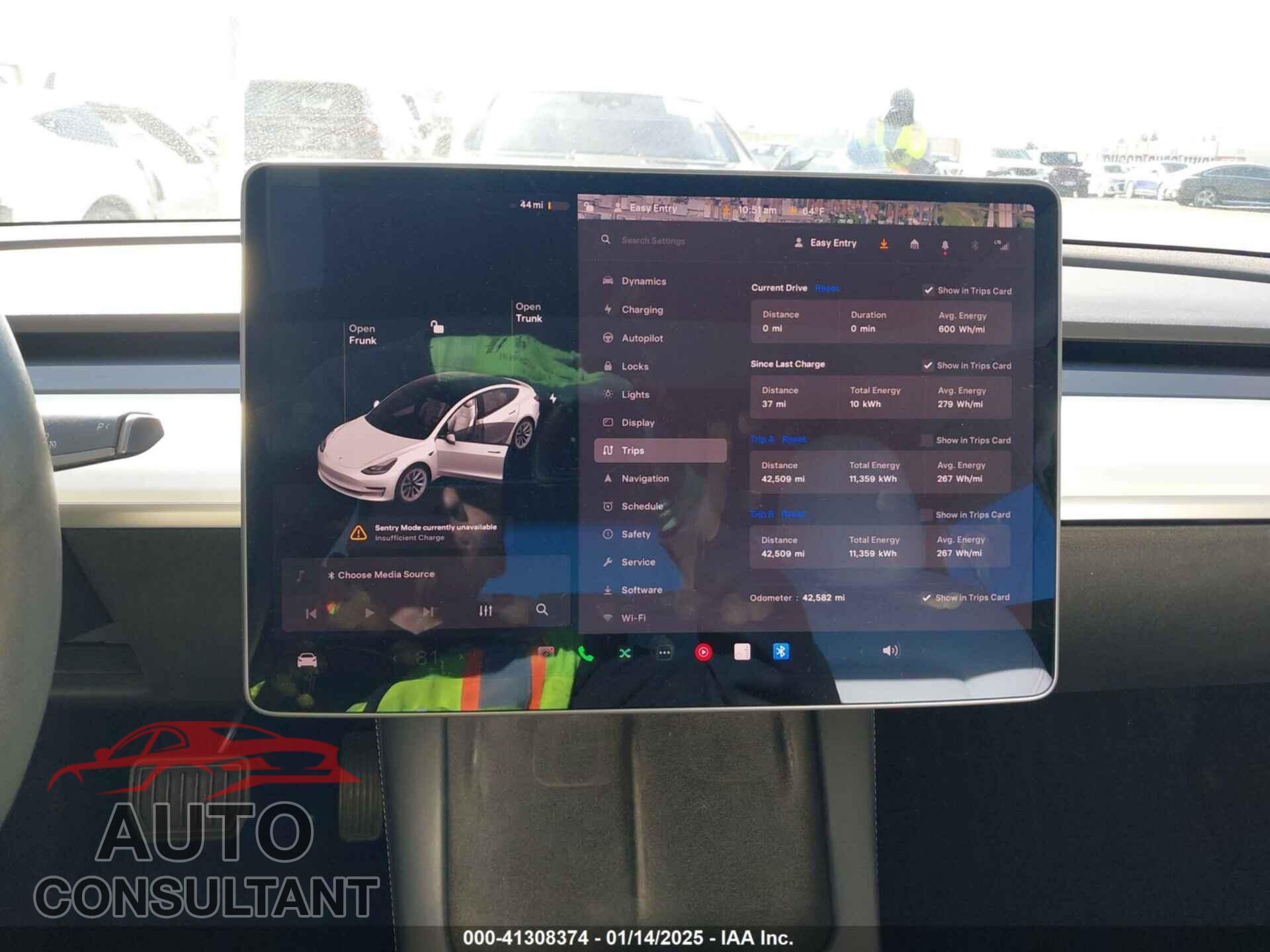 TESLA MODEL 3 2021 - 5YJ3E1EB2MF004122