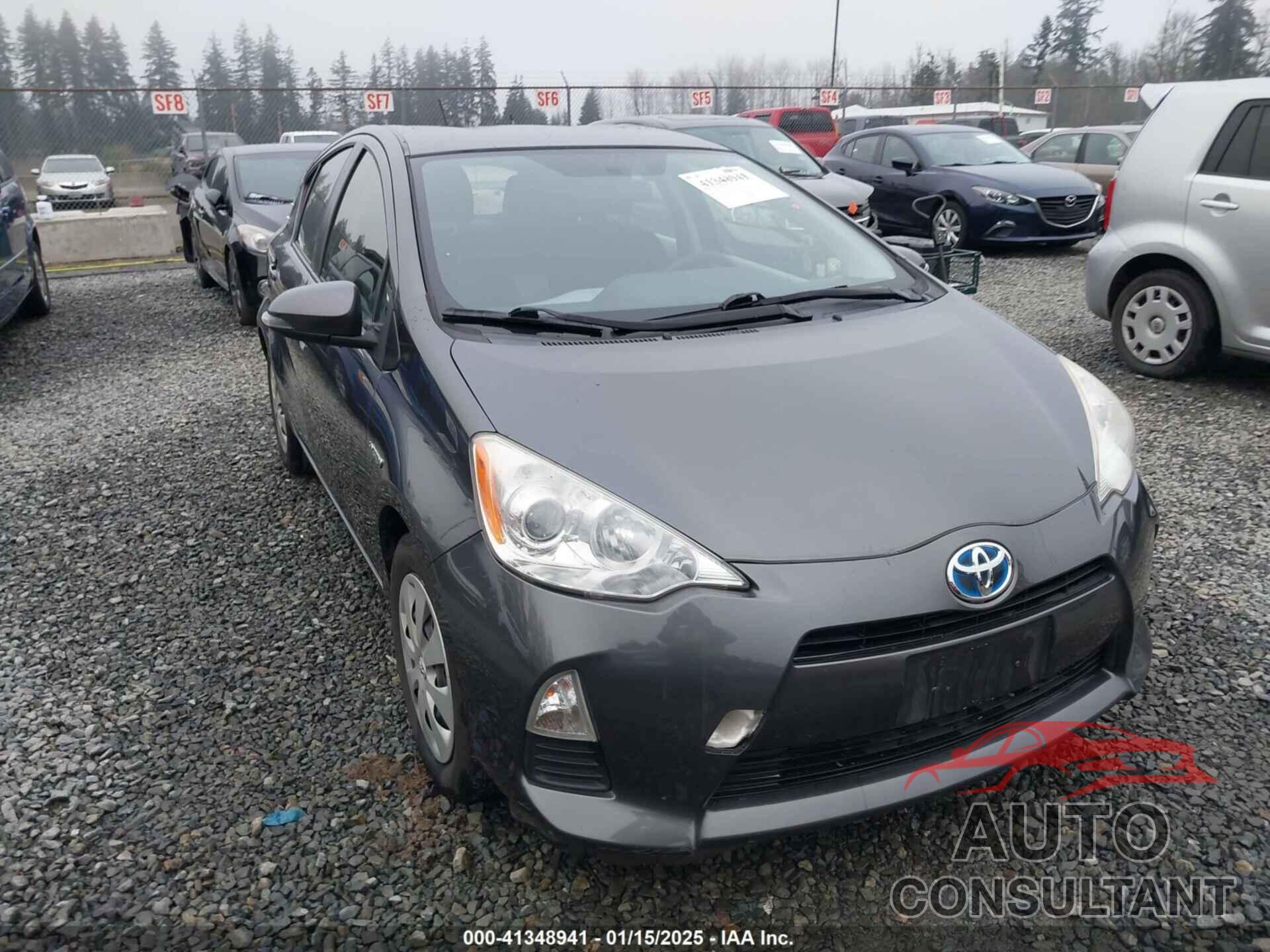 TOYOTA PRIUS C 2012 - JTDKDTB31C1522589