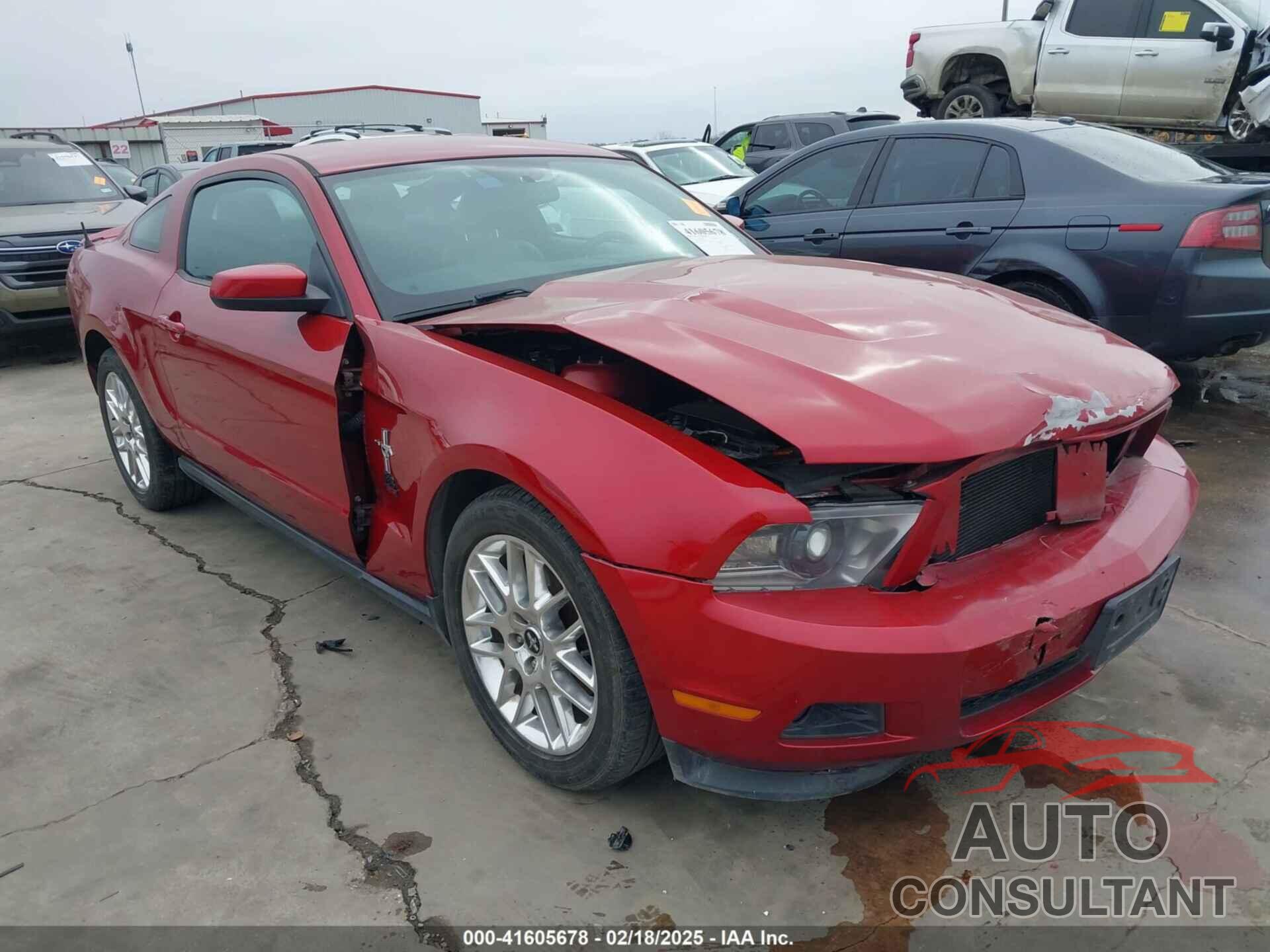 FORD MUSTANG 2012 - 1ZVBP8AM2C5269495