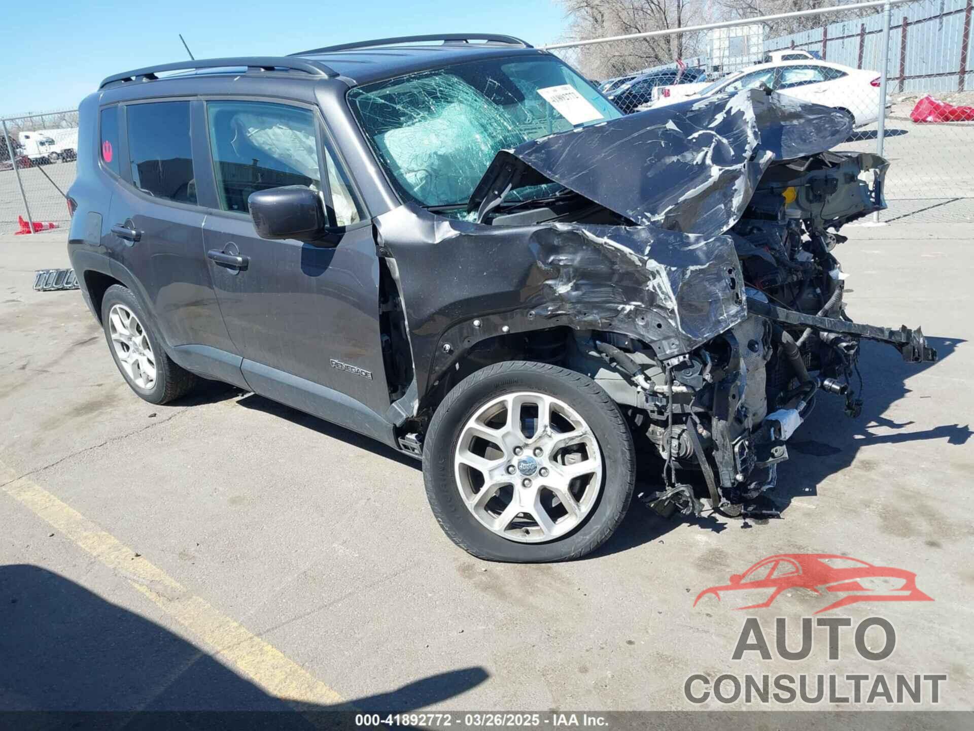 JEEP RENEGADE 2017 - ZACCJBBB8HPG43996