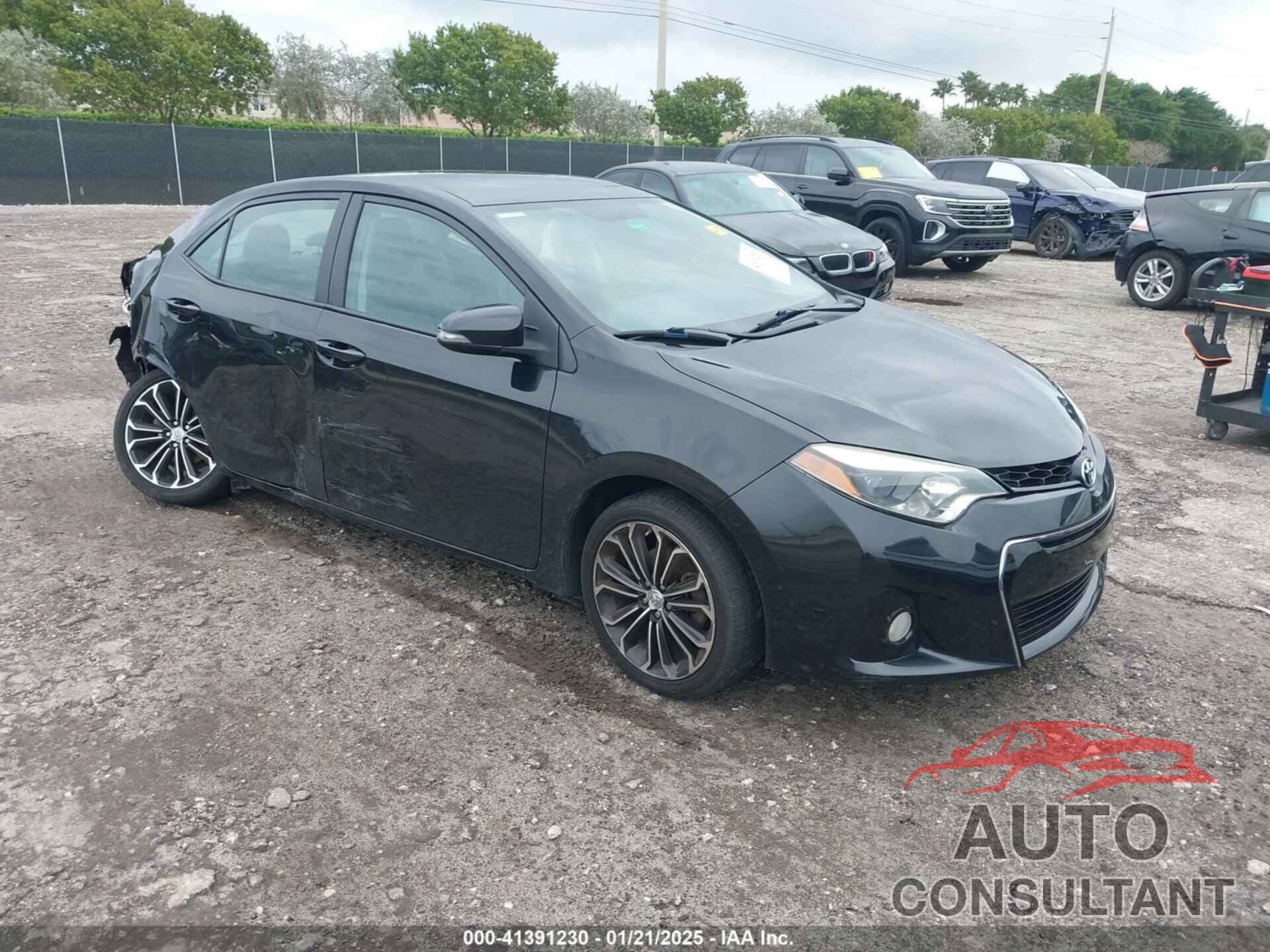 TOYOTA COROLLA 2015 - 2T1BURHE3FC382413