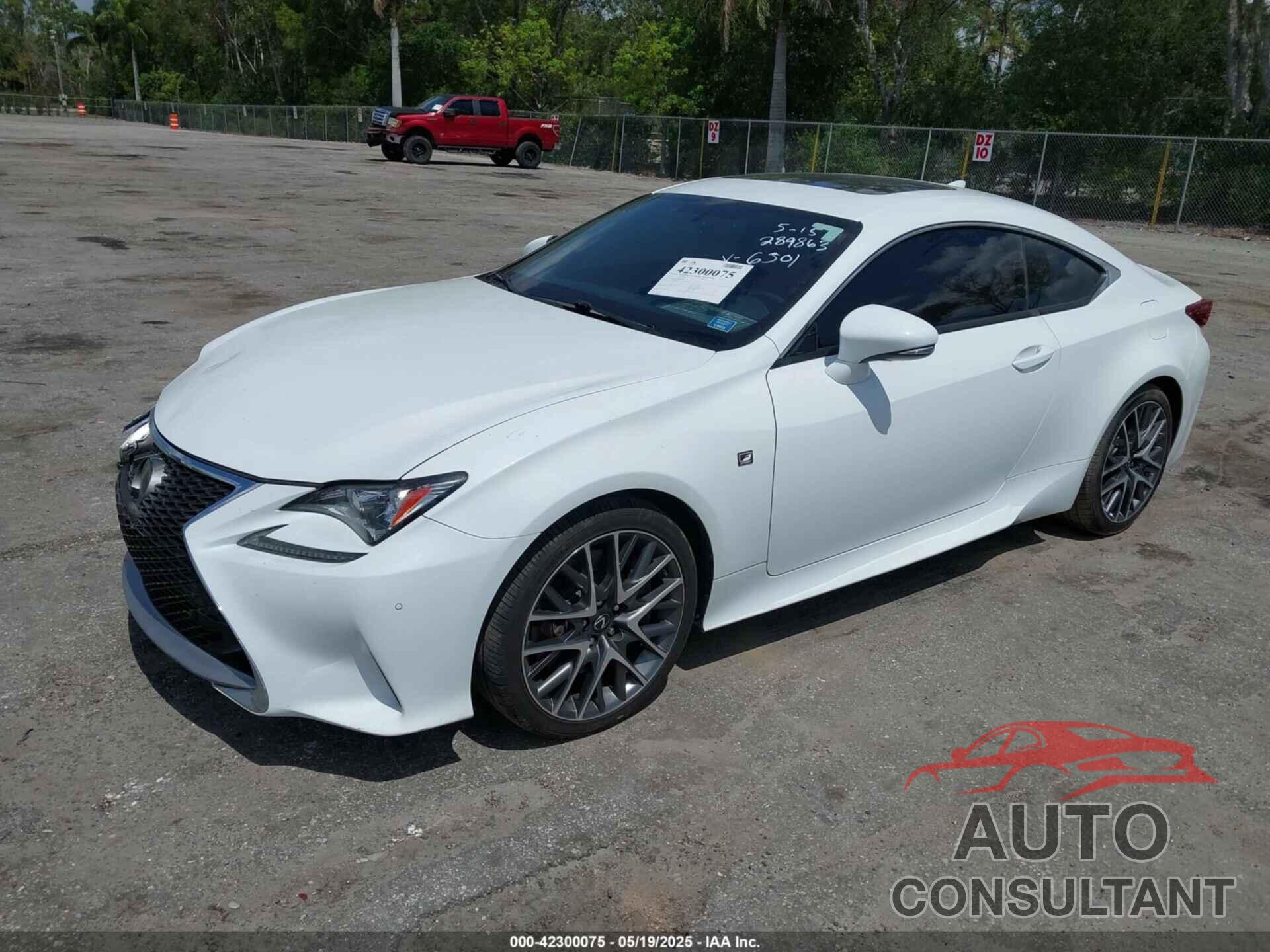 LEXUS RC 200T 2017 - JTHHA5BC4H5006501