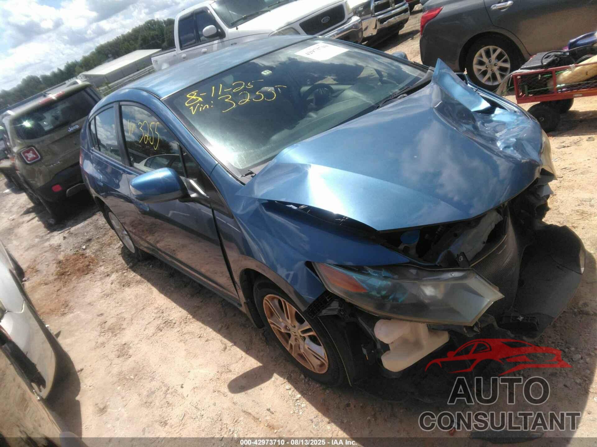 HONDA INSIGHT 2010 - JHMZE2H71AS043255