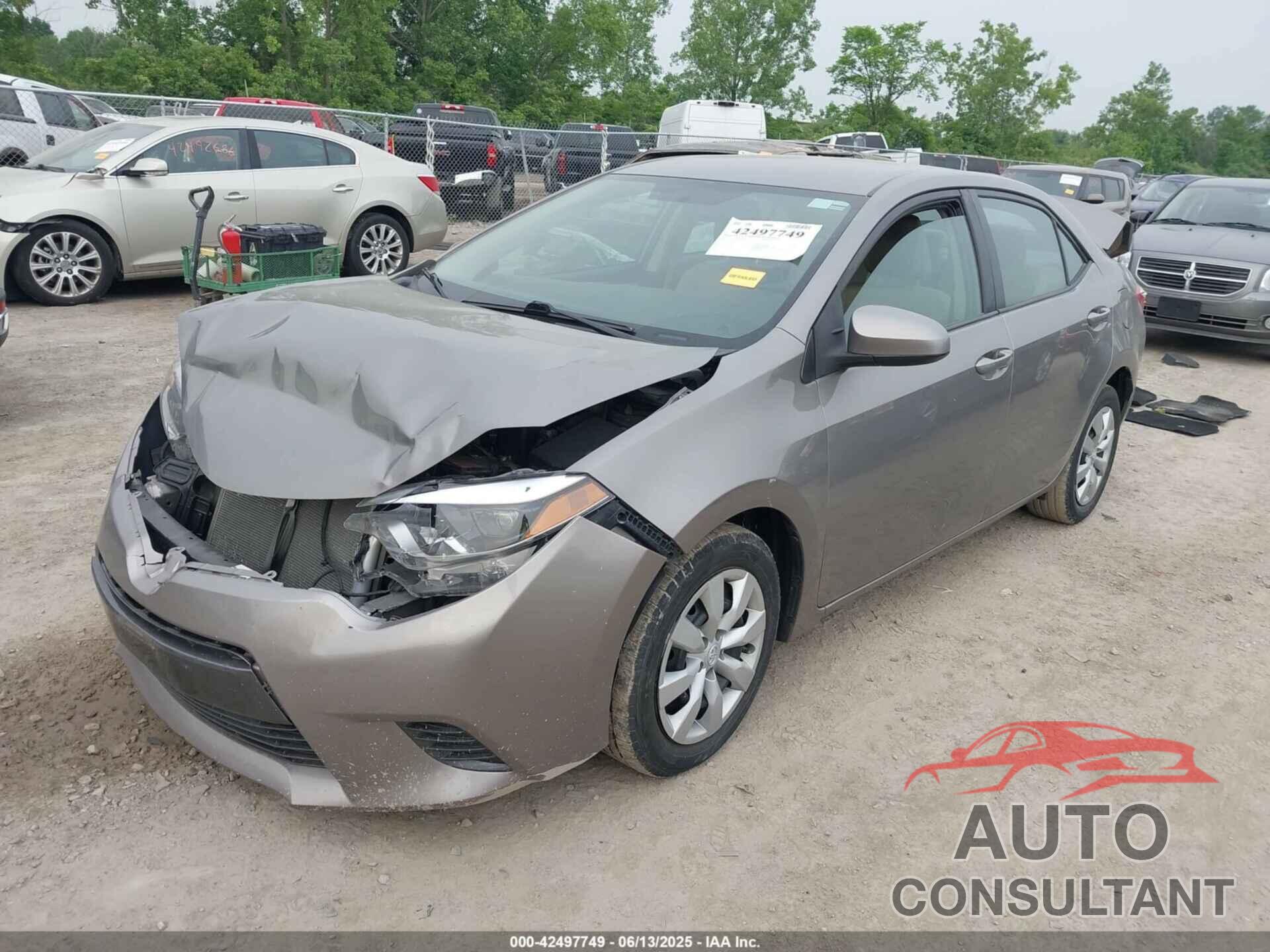 TOYOTA COROLLA 2015 - 2T1BURHE9FC458278