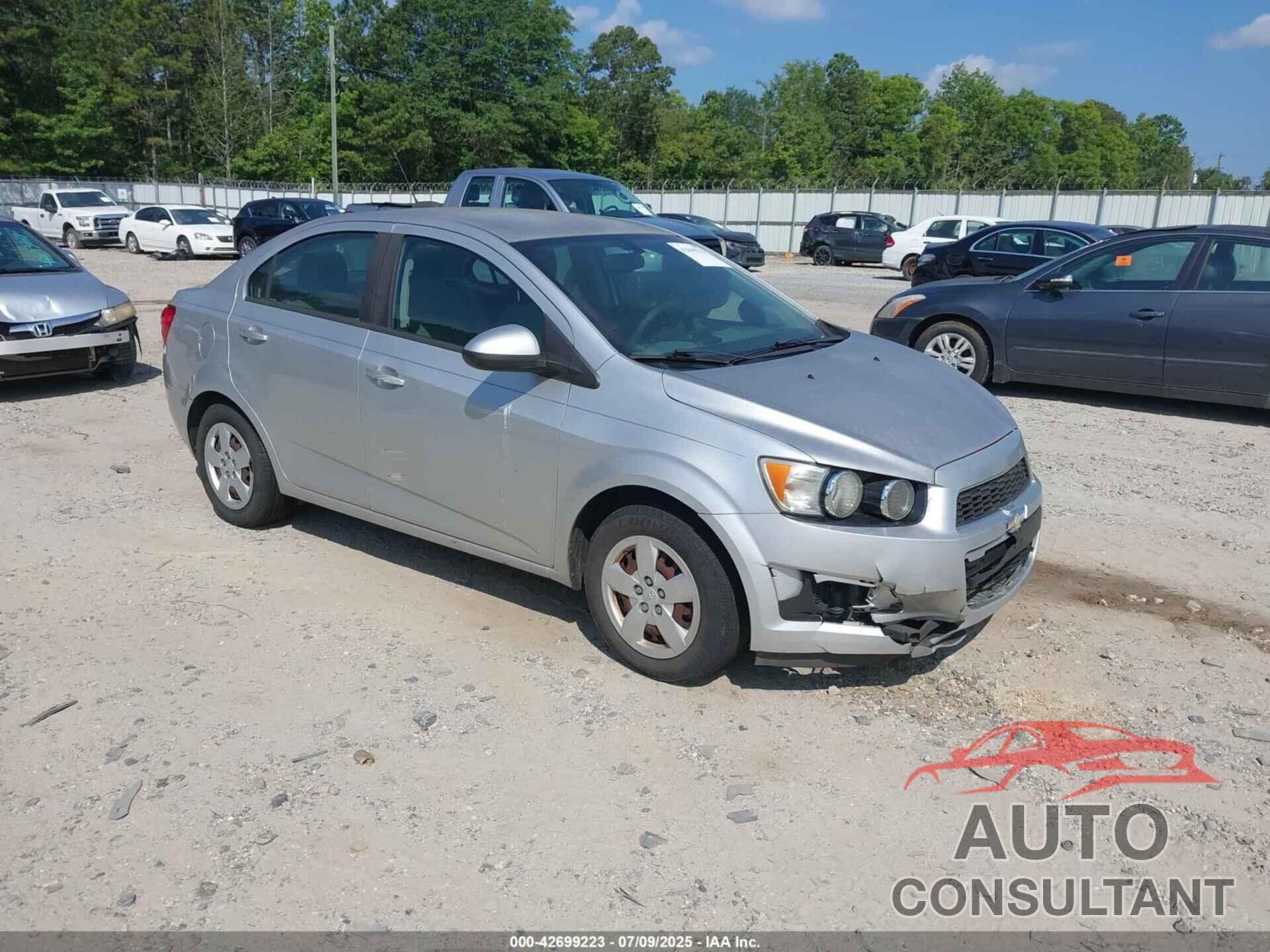 CHEVROLET SONIC 2015 - 1G1JB5SH0F4127419