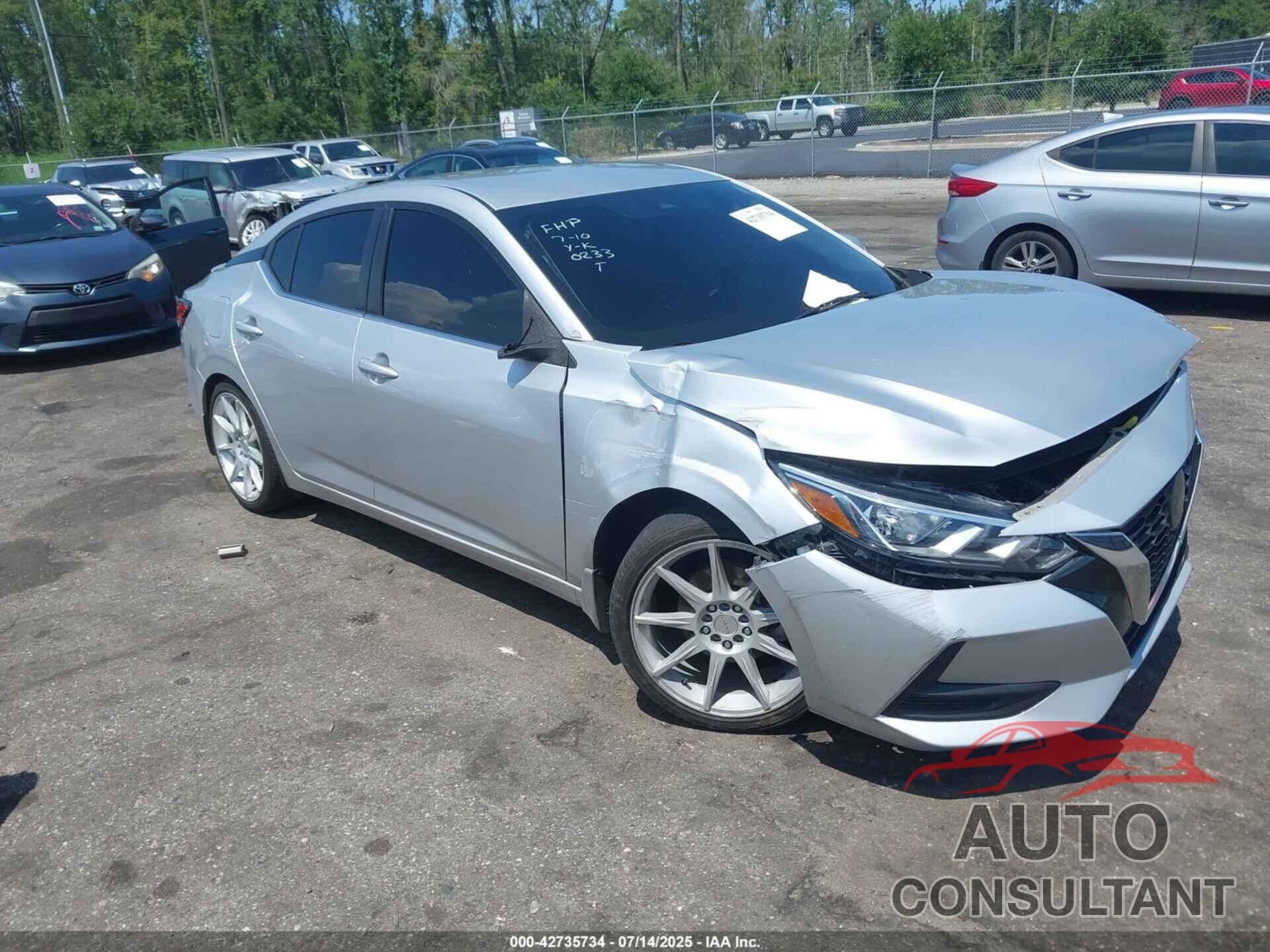 NISSAN SENTRA 2022 - 3N1AB8BV9NY280233