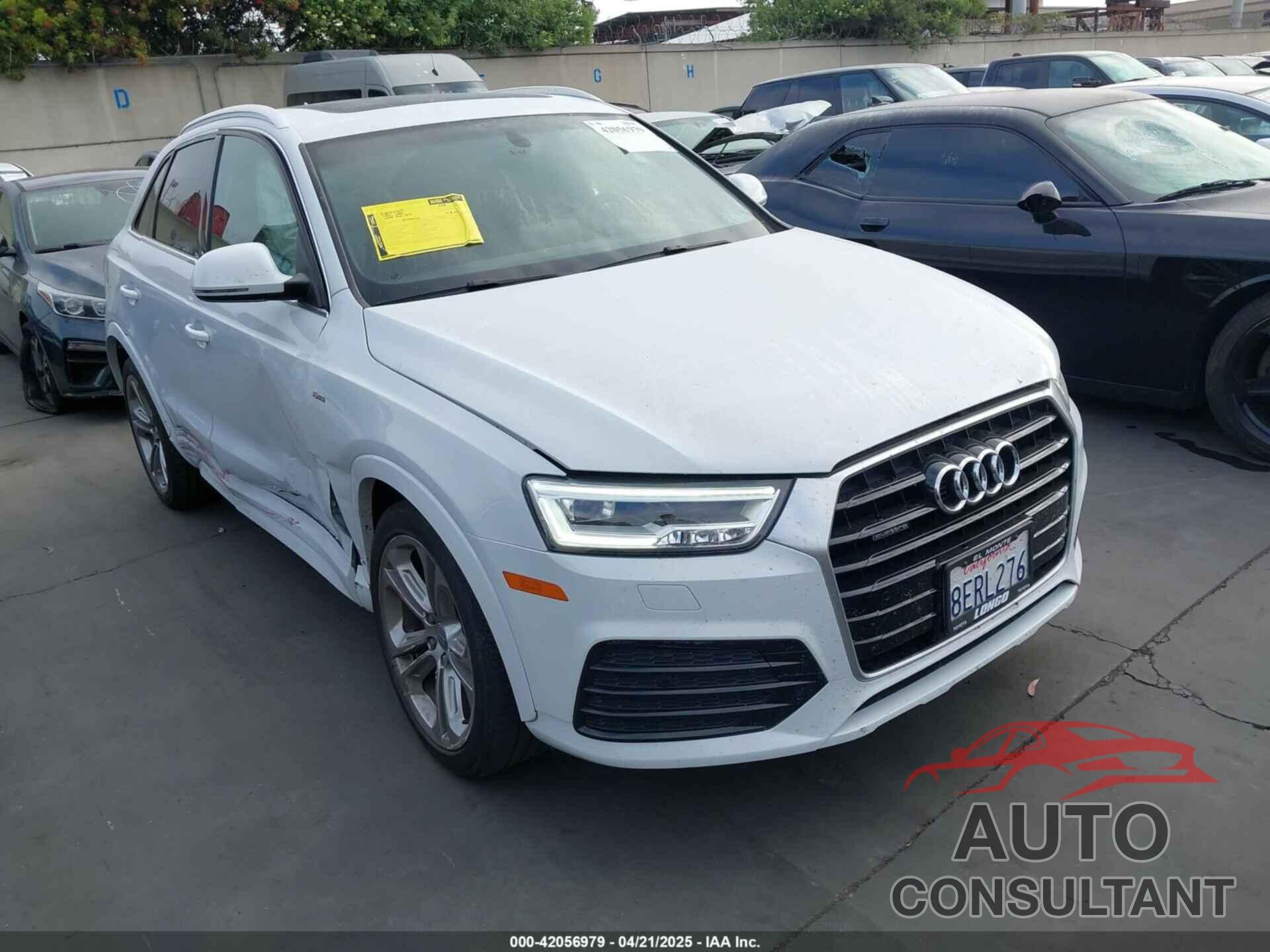 AUDI Q3 2018 - WA1JCCFS2JR014625