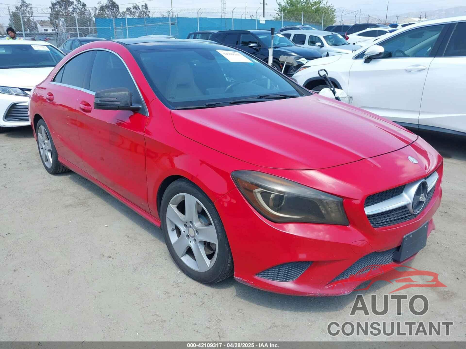 MERCEDES-BENZ CLA 250 2014 - WDDSJ4EB1EN148908