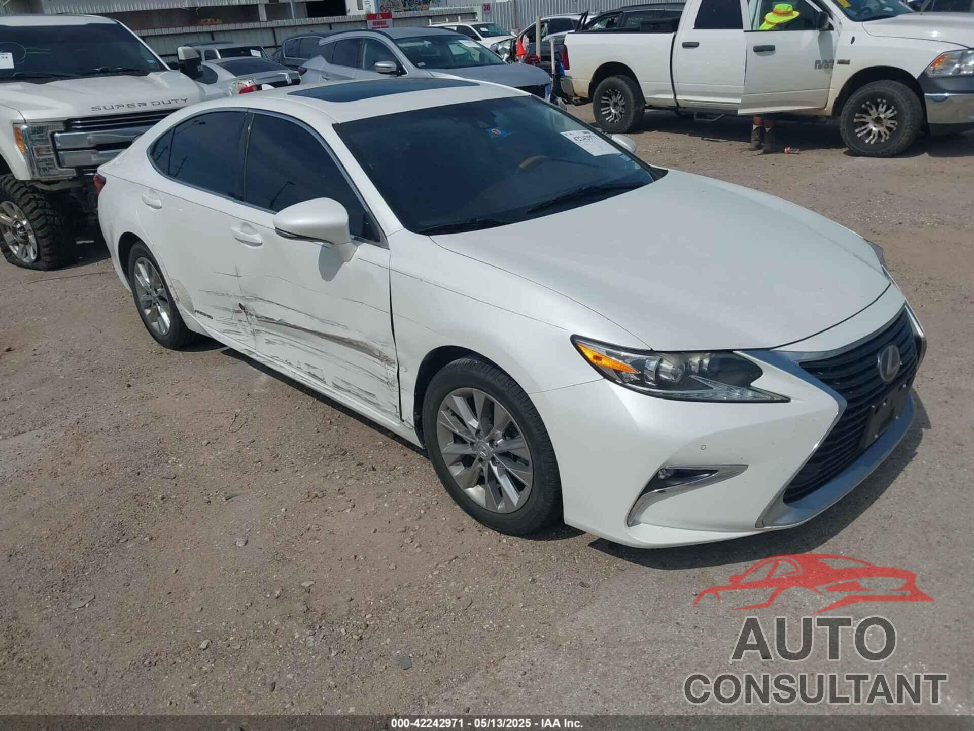 LEXUS ES 300H 2016 - JTHBW1GGXG2122104