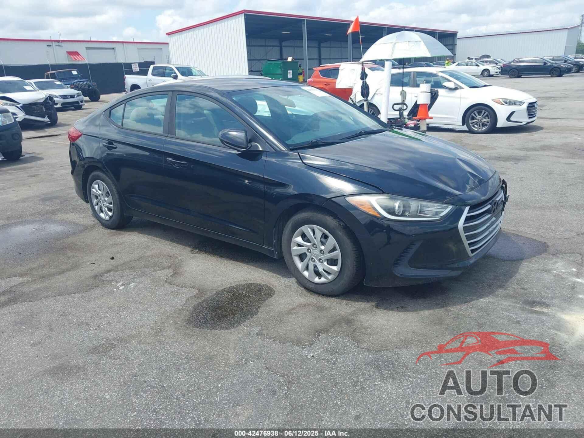 HYUNDAI ELANTRA 2017 - KMHD74LF2HU116482