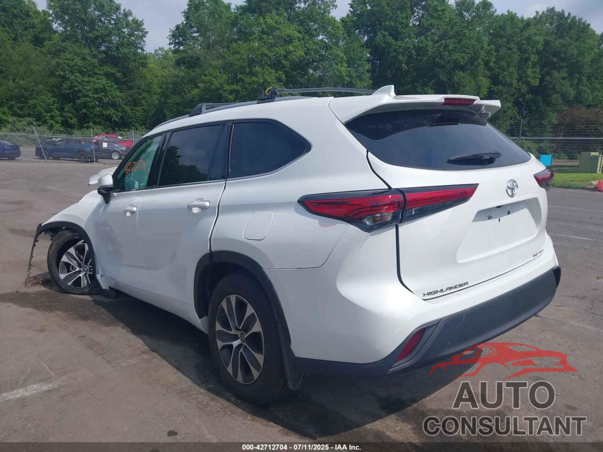 TOYOTA HIGHLANDER 2022 - 5TDGZRBH4NS241575